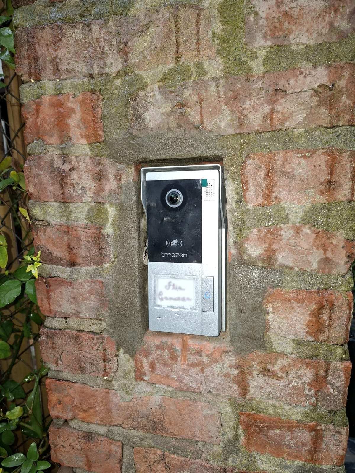 TMEZON WiFi Video Intercom System Doorbell with Camera and 7 Inch Monitor IP Wired Video Door Phone 1080P Wired Night Vision, No Monthly Fees, Support Remote Unlock Door Release, Snapshot, Tuya customer photo 2