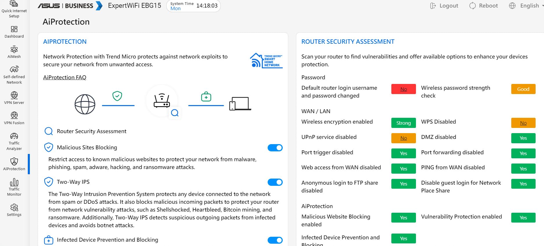 ASUS ExpertWiFi EBG15 Gigabit VPN Wired Router, up to 3 WAN ethernet Ports + 1 USB WAN, IPS Intrusion Prevention, Layer 7 Firewall, Commercial-Grade Network Security, Remote Management with App customer photo 2