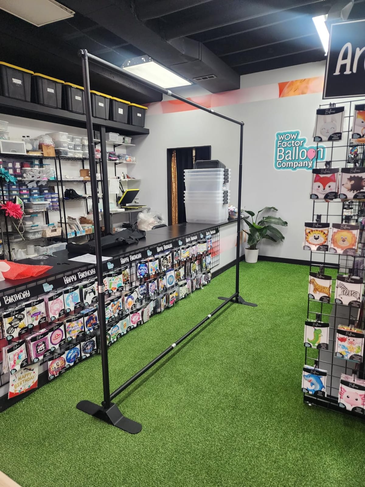 10x8FT Banner Stand, Heavy Duty Step and Repeat Stand, Black | Height Adjustable Background Frame with Spring Clamps x4, Clips x4, For Photobooth, Parties, Exhibition, Trade Show, Wedding customer photo 1