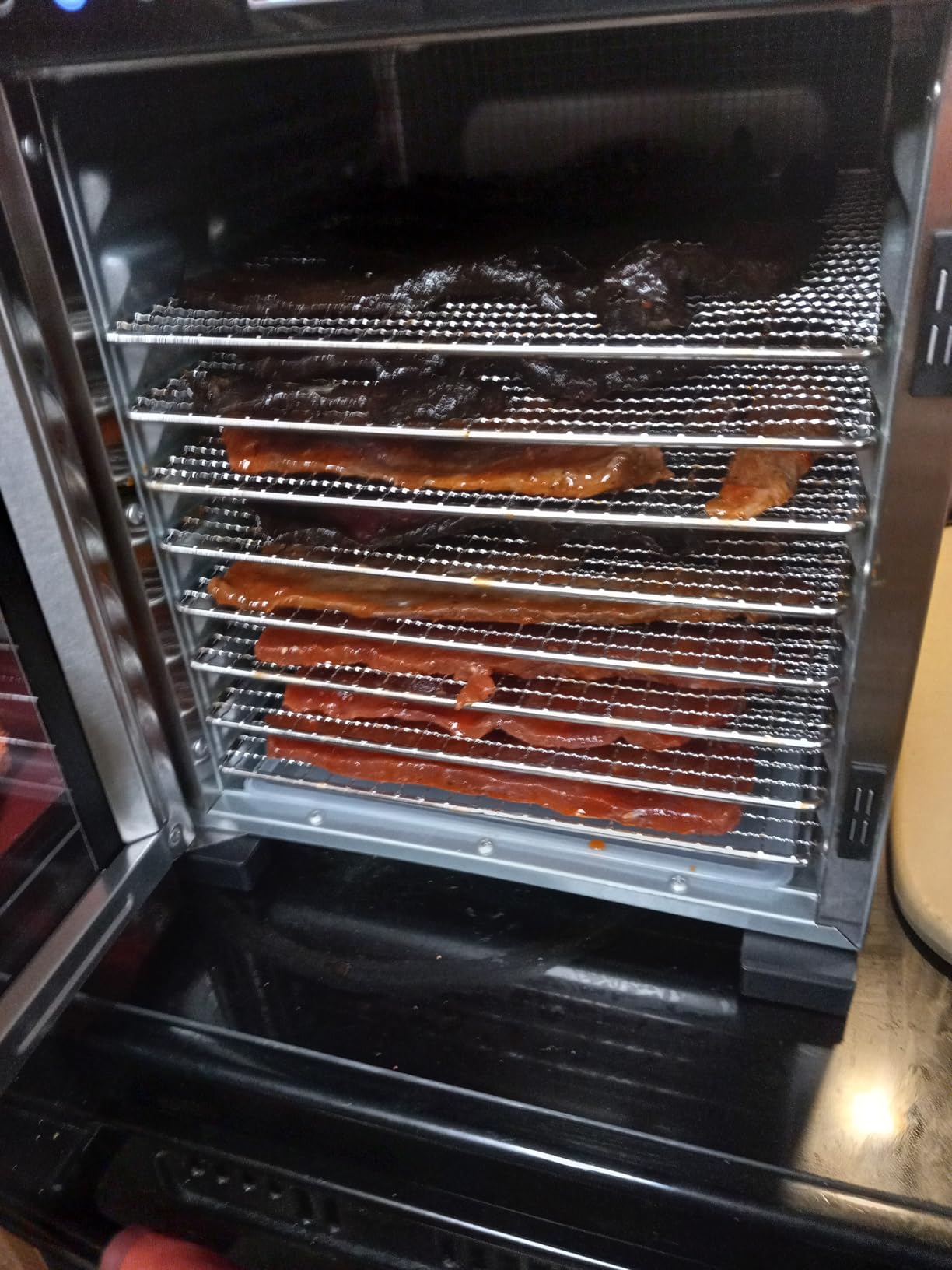 Magic Mill Pro Food Dehydrator Machine | 10 Stainless Steel Trays | Dryer for Jerky, Dog Treats, Herb, Meat, Beef, Fruit | Keep Warm Function, Digital Timer and Temperature Control, ETL Approved customer photo 1