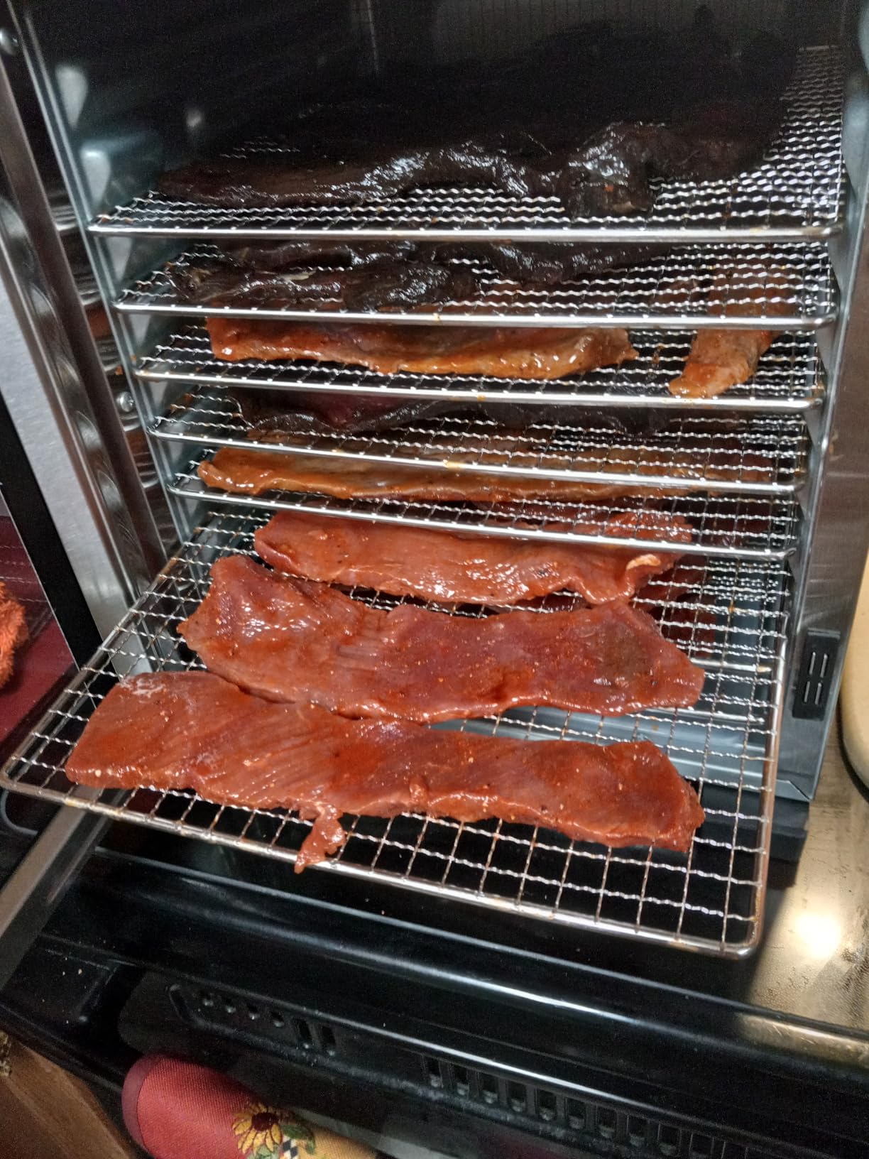 Magic Mill Pro Food Dehydrator Machine | 10 Stainless Steel Trays | Dryer for Jerky, Dog Treats, Herb, Meat, Beef, Fruit | Keep Warm Function, Digital Timer and Temperature Control, ETL Approved customer photo 2