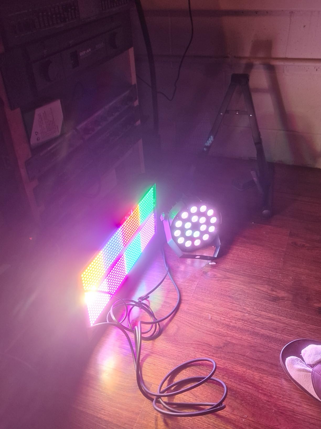 LED Stage Strobe Light - 500W 960 LEDs RGBW DJ Strobe Light with 16 Zones Chasing by DMX RDM Control Sound Activated Auto Play Uplight for Event Club Bar Party Show Wedding Band Lighting customer photo 2