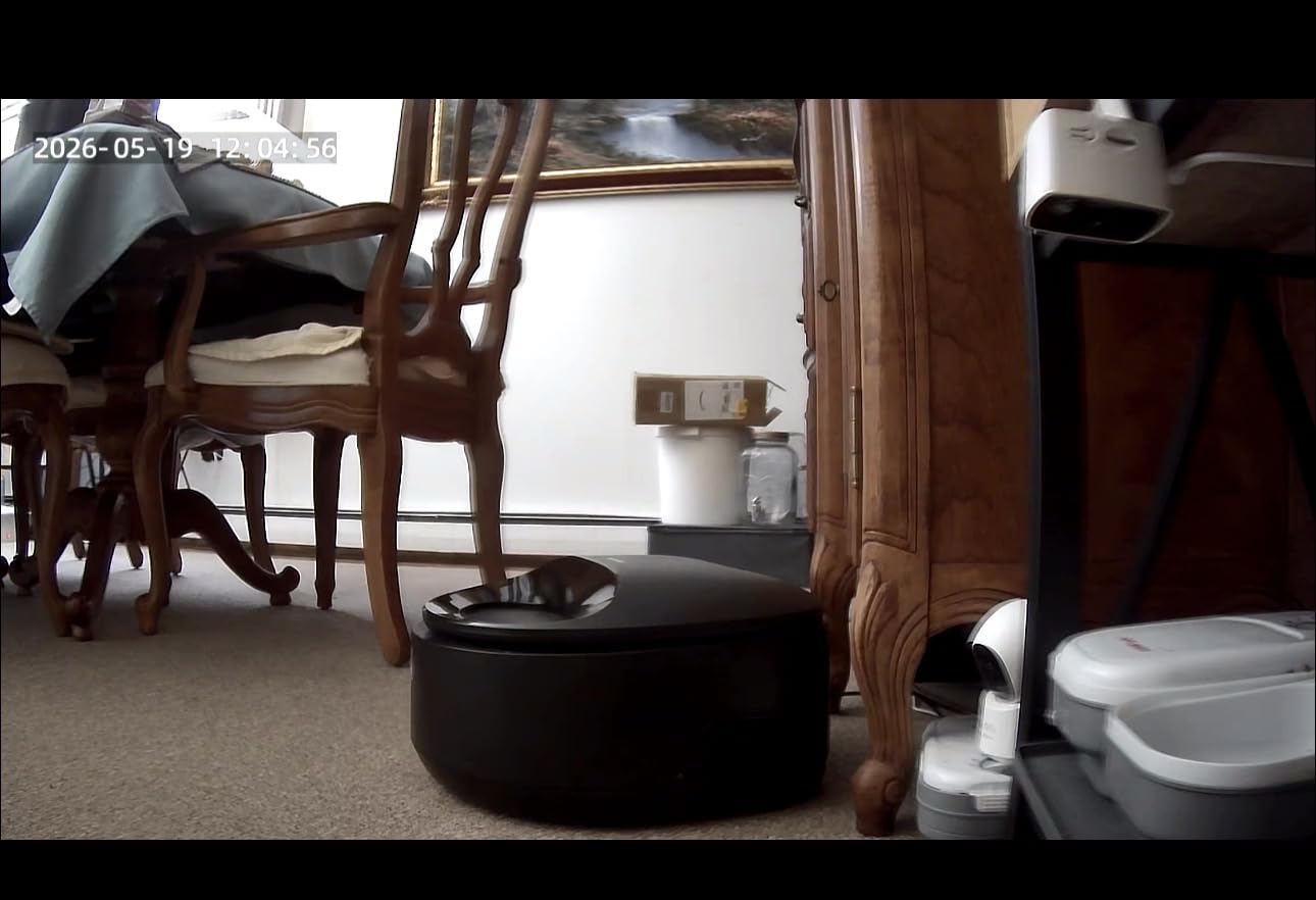 Automatic Cat Feeder with Camera, 3MP HD Video & Night Vision, 5G/2.4G WiFi Smart Pet Feeder with APP Control, 2-Way Audio, Motion Alerts, Low Food Sensor, Timed Cat Feeder for Cats & Dogs, 4L customer photo 2