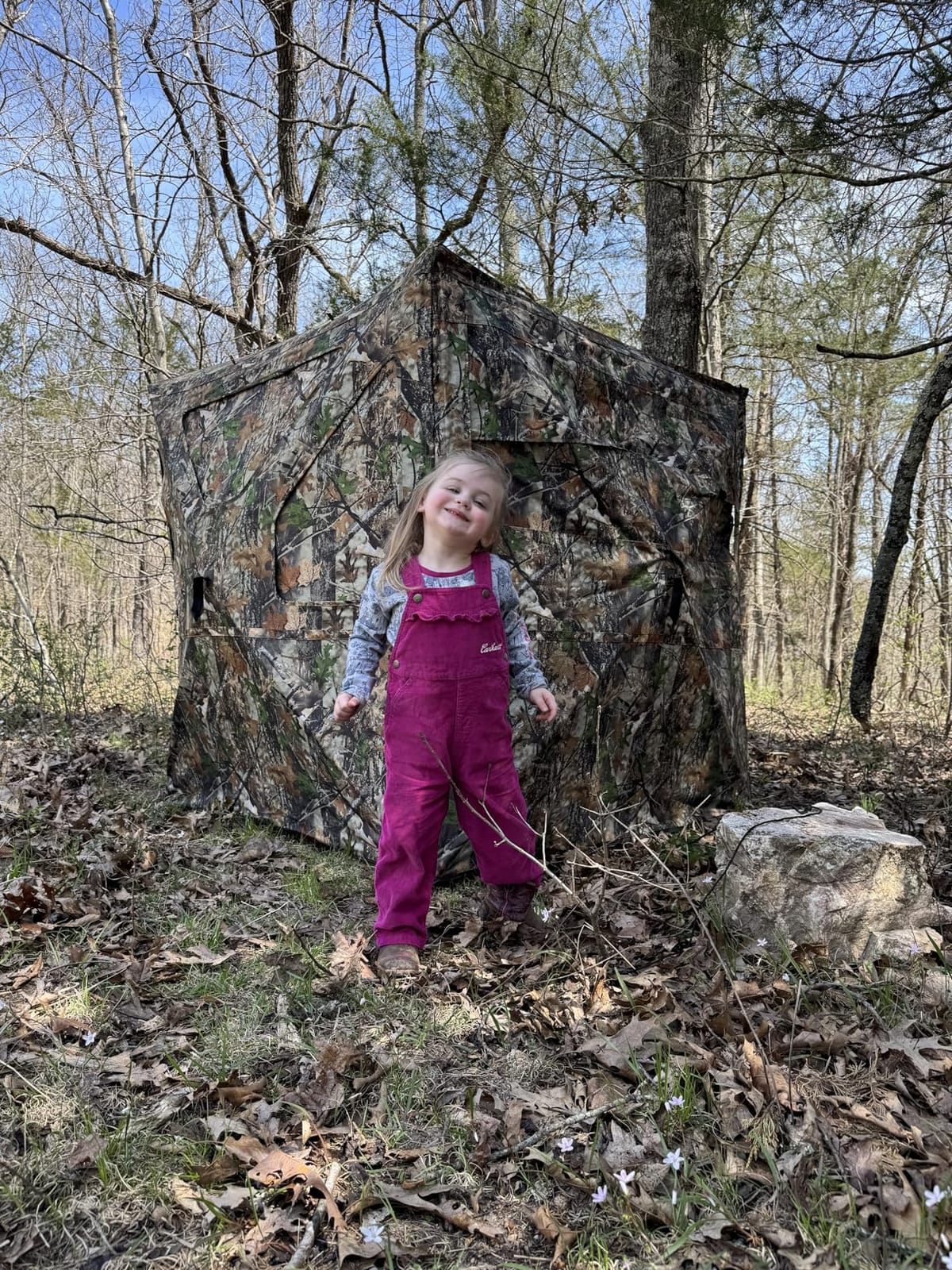 TIDEWE Hunting Blind 360 See Through, Pop Up Ground Blind with Large Door customer photo 1