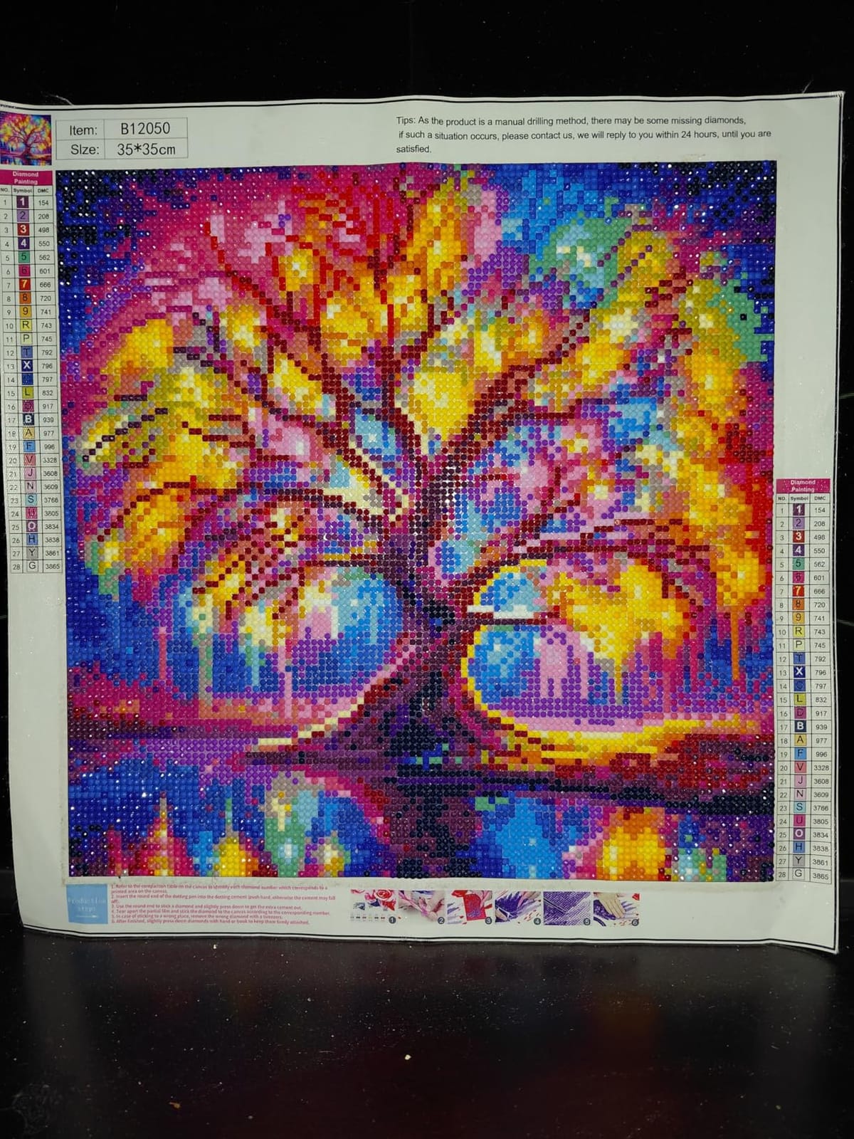 DIYCYCY Tree of Life 5D Diamond Painting Kit for Adults Beginners - Full Drill Round Diamond Dots 13.8x13.8 Inch customer photo 2