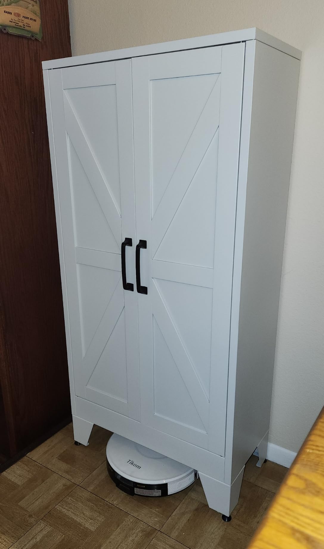 Yizosh Metal Storage Cabinet with 2 Doors and Adjustable Shelves - 61