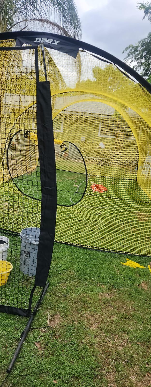 Apex Sports Portable Batting Cage 22x12x8 Ft, Baseball & Softball Net Cage customer photo 1