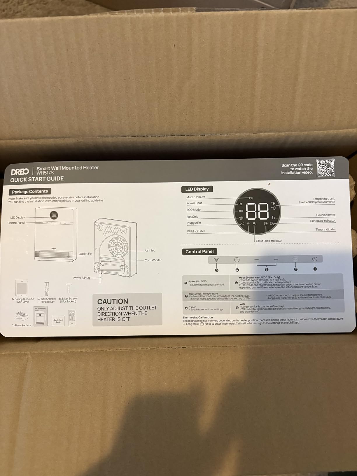 DREO Smart Electric Wall Heater for Indoor Use, Works with Alexa, Large Room | IP24 Wall Mounted Heater, 11.5 ft/s Heating, 28dB Quiet Operation, App and Remote Control, Digital Thermostat and ECO Mode customer photo 2