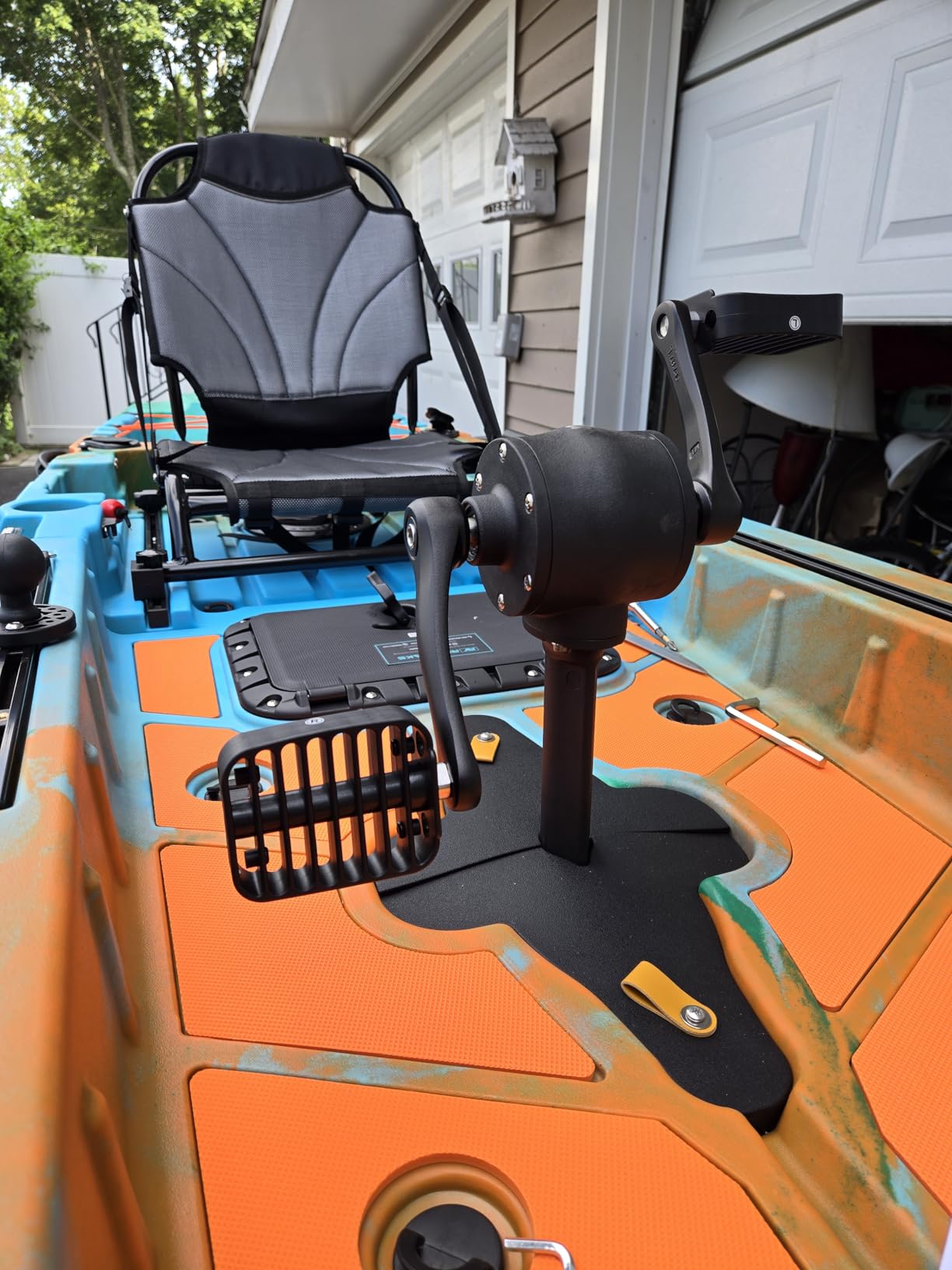 Reel Yaks Radar Modular Fishing Kayak, 10ft, 430 lbs Capacity | Sunrise, Pedal Kayaks for Adults & Youth, Sit on Top, Lightweight, Portable, Fits in Trunks & Closets, Gear Storage customer photo 1