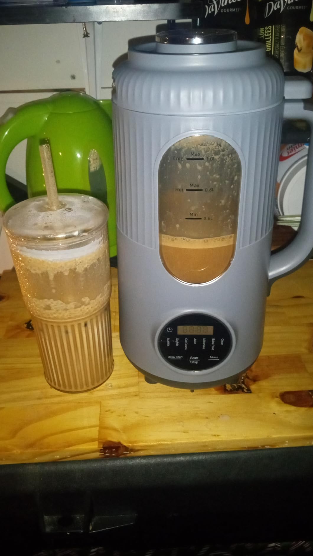 8 in 1 Nut Milk Maker, 35oz(1000ml) Automatic Homemade Almond, Oat, Blenders, Plant-Based Milk and Non-Dairy Beverages, Milk Maker Machine with Delay Start/Self Clean customer photo 1