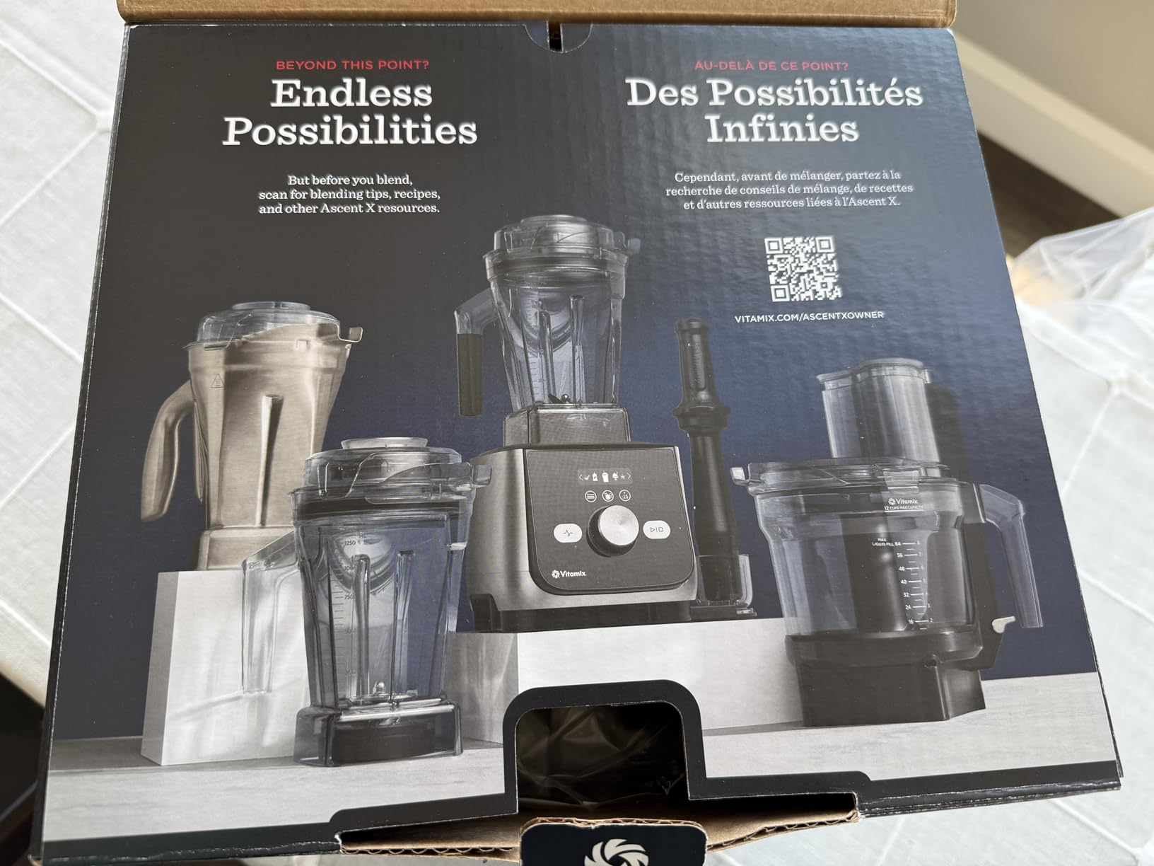 Vitamix Ascent X5 Professional-Grade Blender, 10 Programs, Brushed Stainless, 48 oz. Container customer photo 2