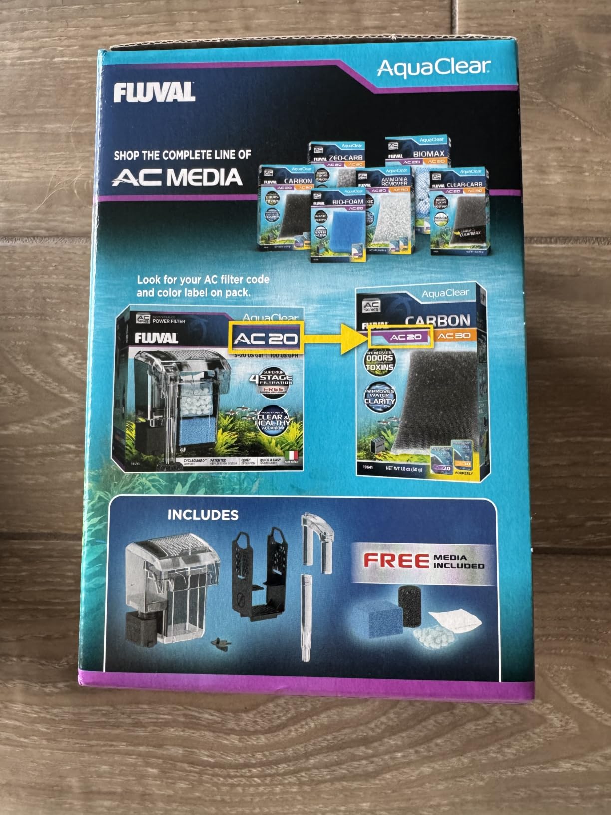 AC20 Power Filter, 5-20 US Gal / 18-76 L - Fluval USA (AquaClear) customer photo 1