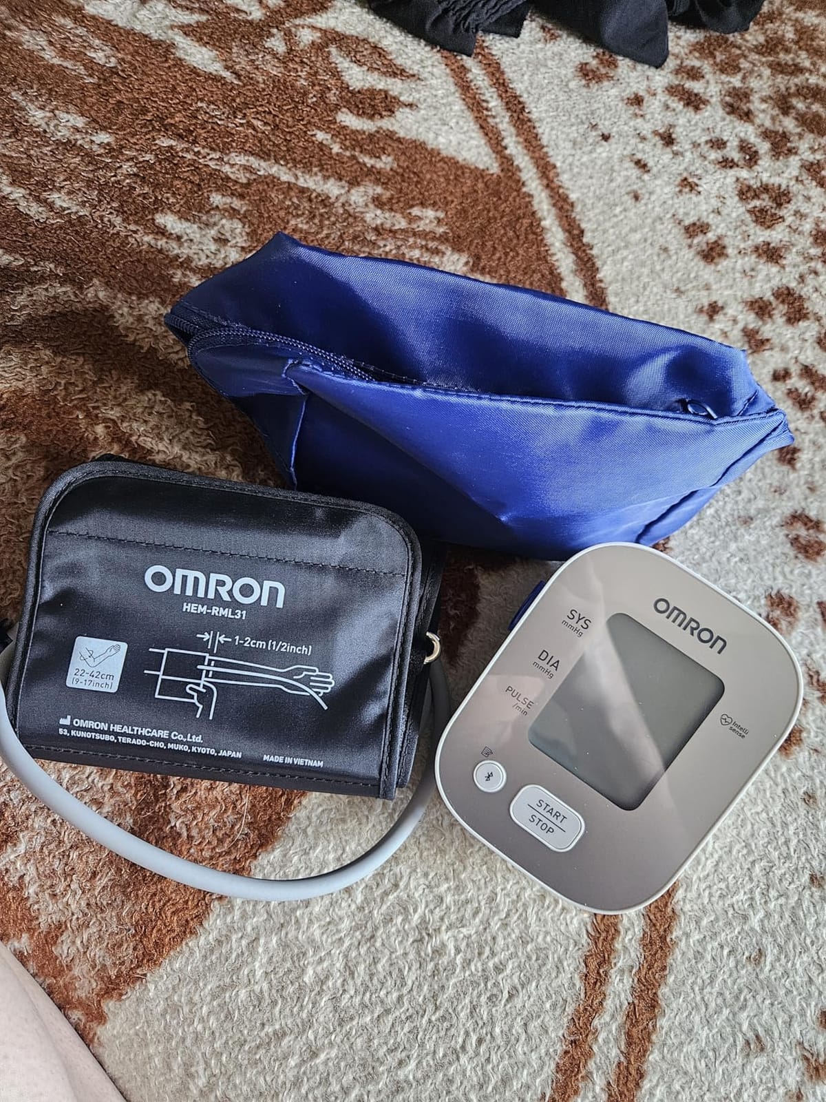 OMRON Bronze Blood Pressure Monitor & Upper Arm Blood Pressure Cuff | For Home Use - #1 Doctor & Pharmacist Recommended Brand - Clinically Validated - Connect App customer photo 1