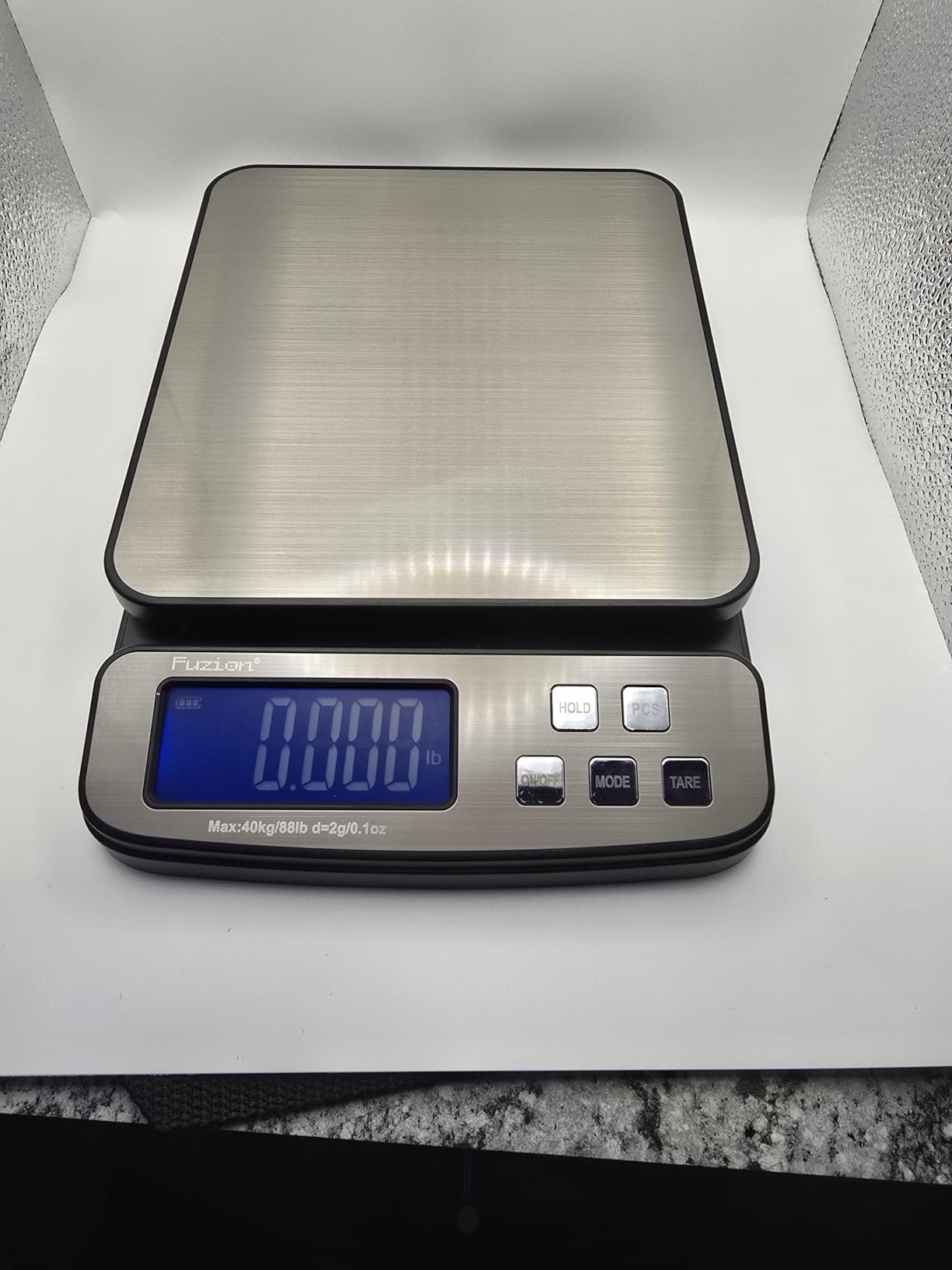 Fuzion Digital Shipping Postal Scale 90lb x 0.1oz, Stainless Steel Platform customer photo 1