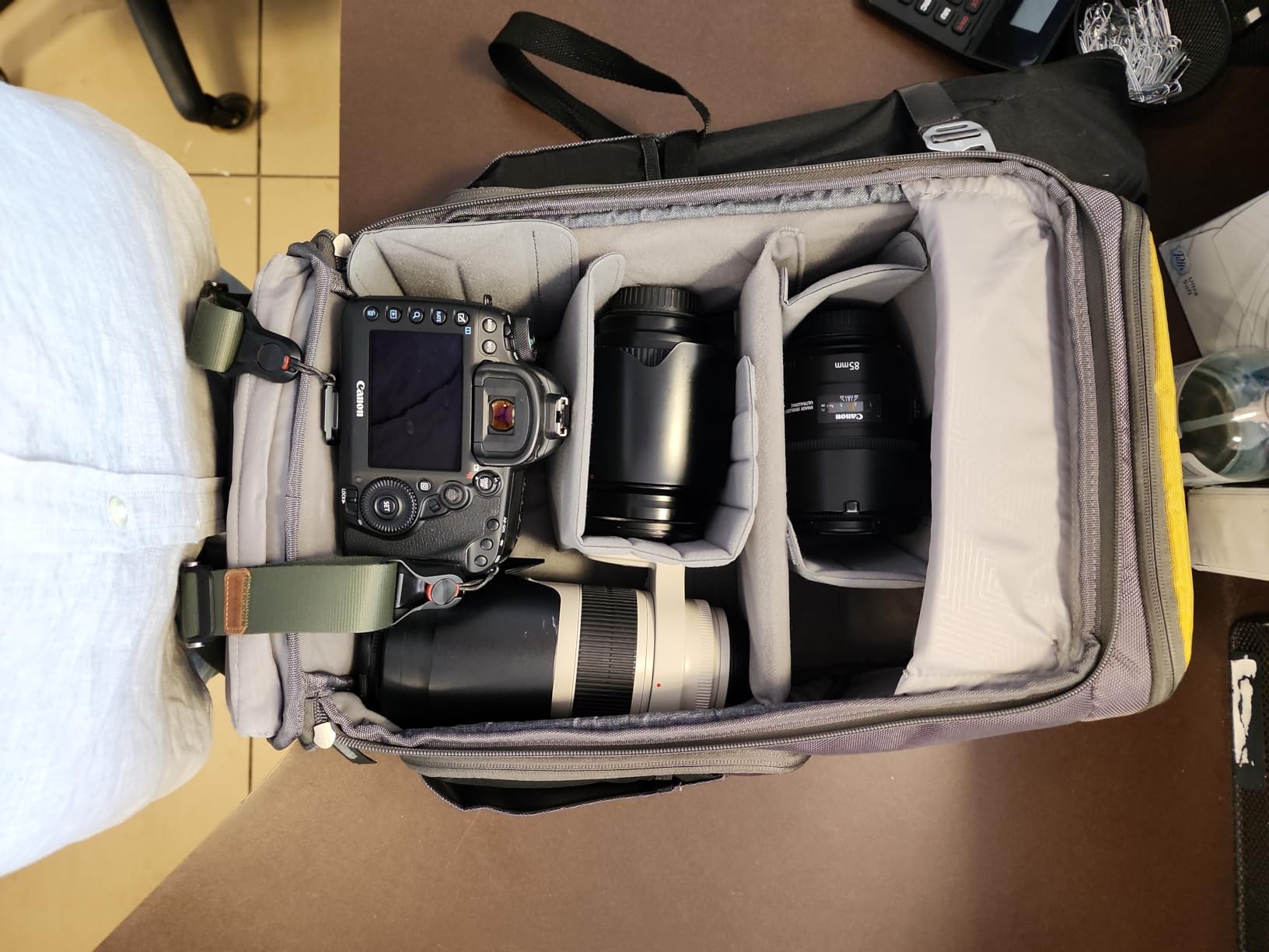 K&F CONCEPT Camera Backpack, 22L Expandable Camera Bag with Rain Cover | with Tripod Holder & 15.6in Laptop Compartment, Quick Access & Water Resistant for Canon/Nikon/Sony/DJI/DSLR Mirrorless, B06 customer photo 1