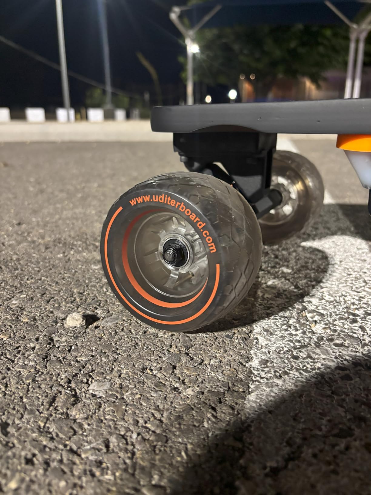 UDITER(S3/Pixel/Mini) Electric Skateboard, Full-Screen Deck & Swap-Battery | 24/12 Miles Max Range, Dual 600W Hub-Motors with 4 modes, 105*65mm PU Wheels, Smooth Braking, 330lb Max Load, UL-Certified customer photo 2