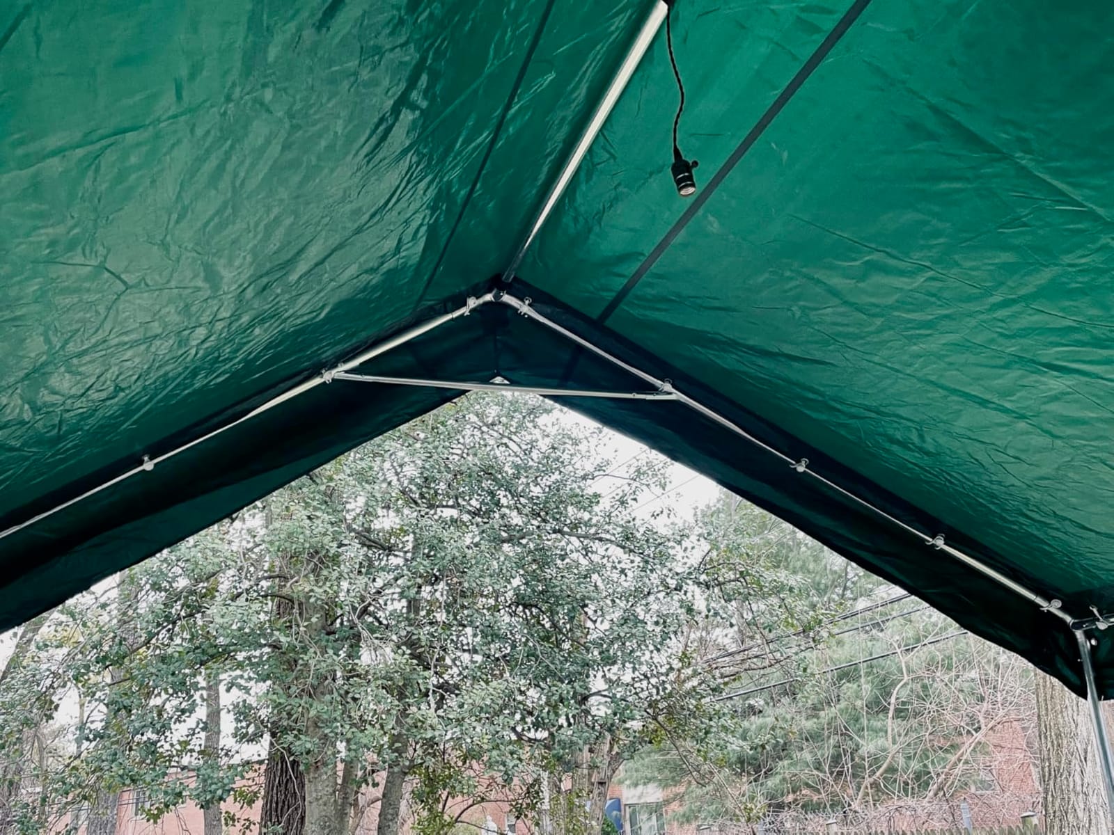 ADVANCE OUTDOOR 12x20 ft Heavy Duty Carport Portable Car Canopy Garage Party Tent Boat Shelter, Adjustable Height from 9.5 ft to 11 ft, Green customer photo 1