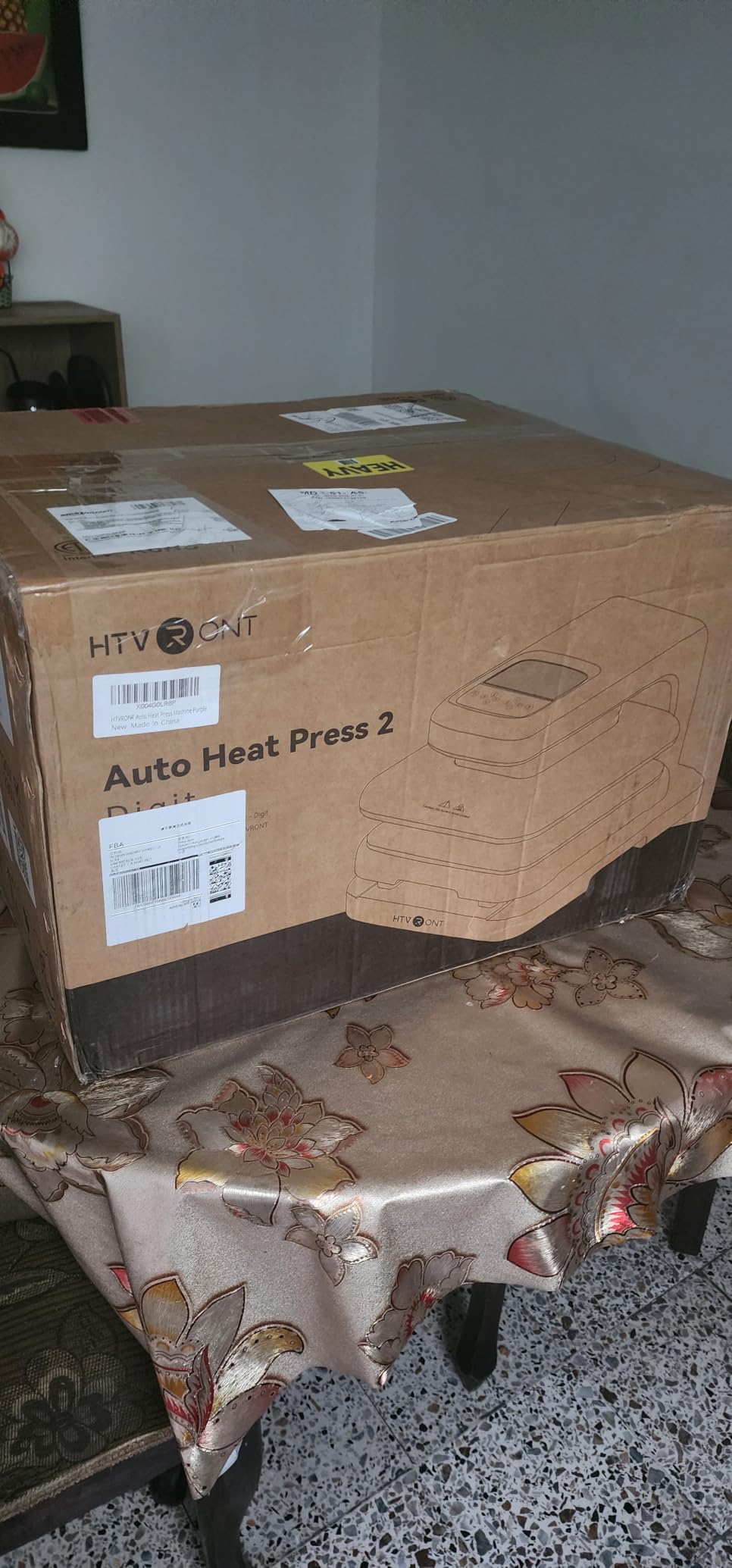 HTVRONT Auto Heat Press 2 - Adjustable Pressure Heat Press Machine 15X15 | Heats Up Fast & Evenly Heat Press with Higher Heating Height for HTV, Sublimation, Heat Transfer Projects customer photo 2