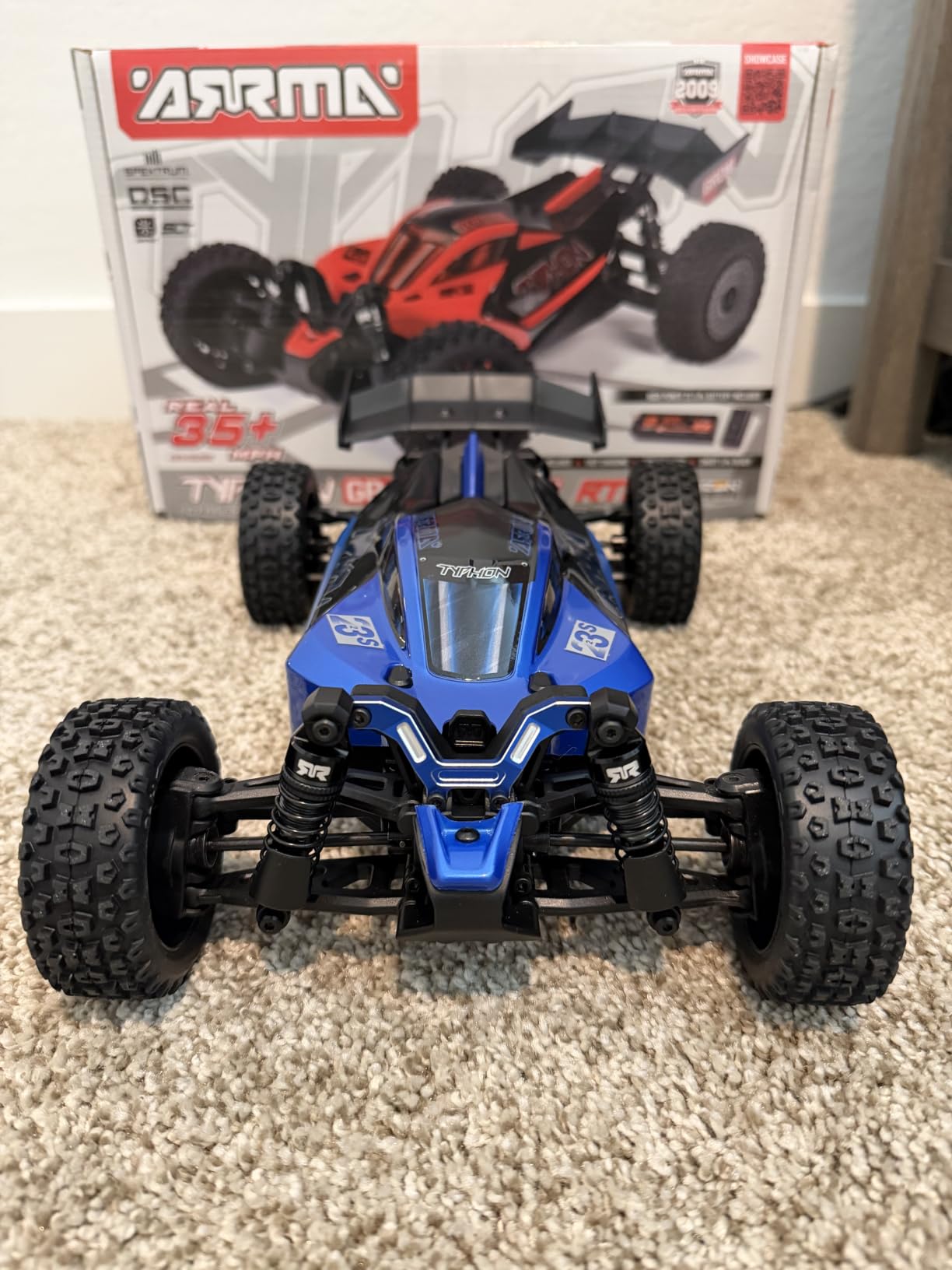 ARRMA Typhon GROM 4X4 223S BLX Brushless RC Buggy, RTR, Blue | Small Scale, DSC, Battery & Charger Included, ARA2306ST2 customer photo 2