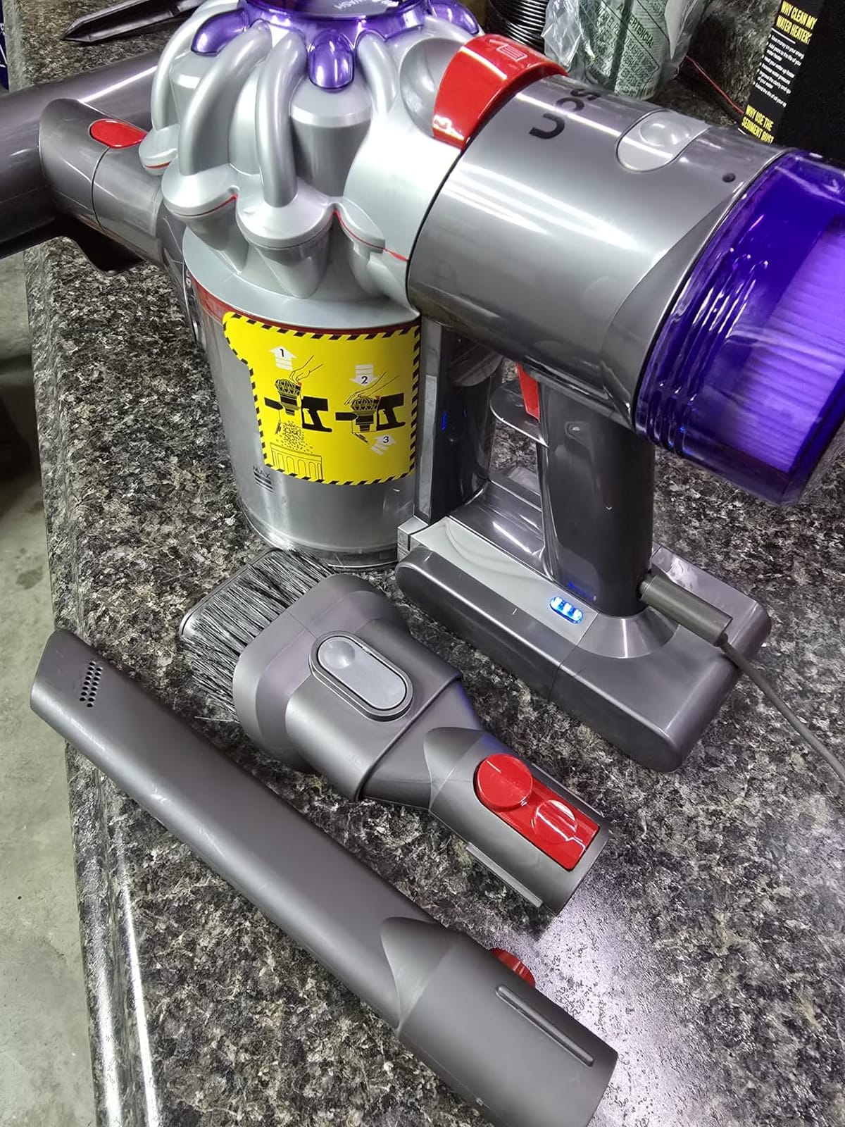 Dyson Car+Boat Handheld Vacuum, Cordless and Lightweight, Cleans Hard Surfaces and Upholstery, 115AW, 2 Power Modes, Up to 50 Minutes customer photo 1