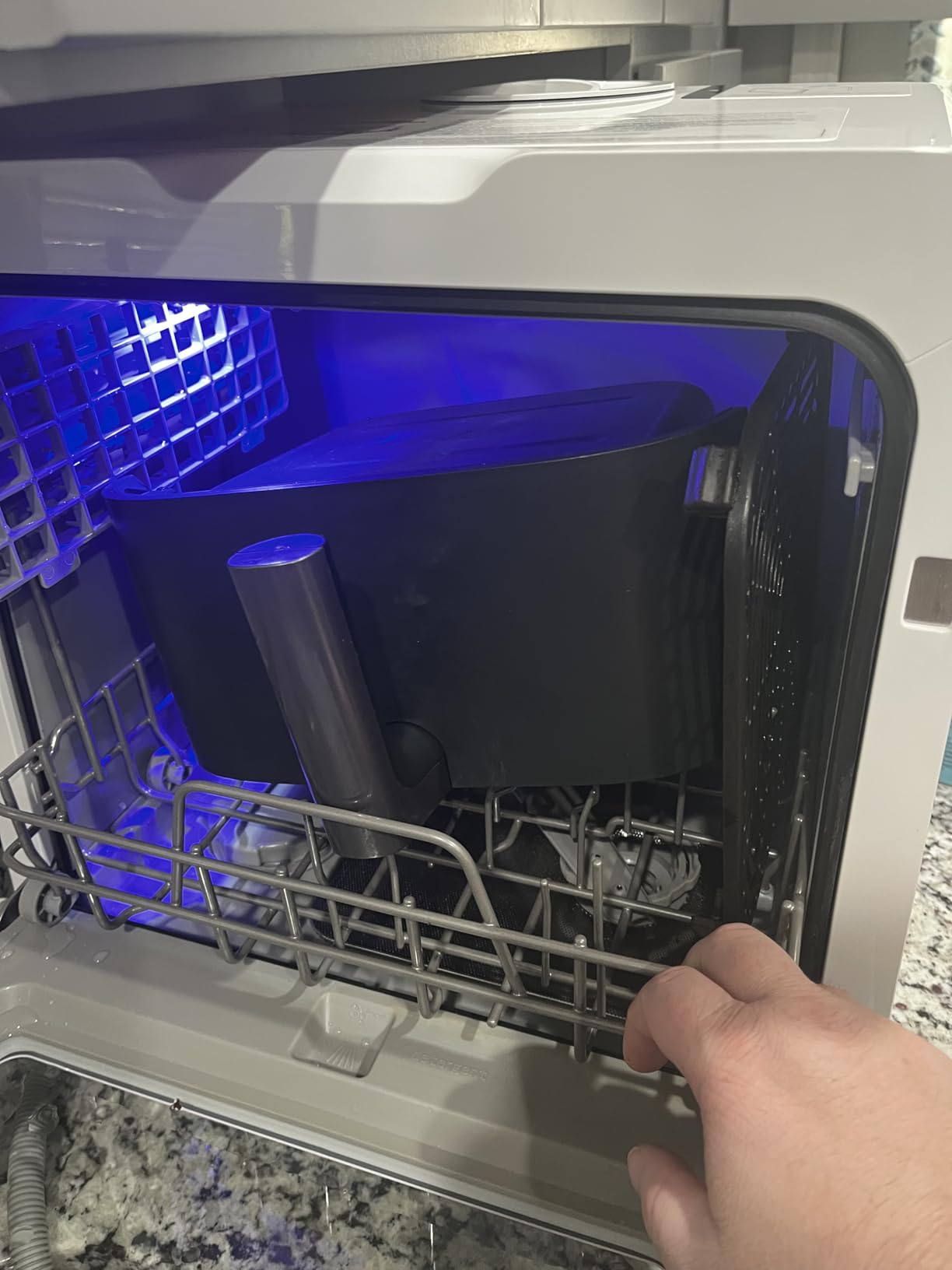 HAVA Countertop Dishwasher with Water Softener & Enhanced Energy Efficiency | Portable Dishwasher with 8 Wash Programs, Child Lock & Delayed Start Function, 5L Built-In Water Tank, No Installation Needed customer photo 1