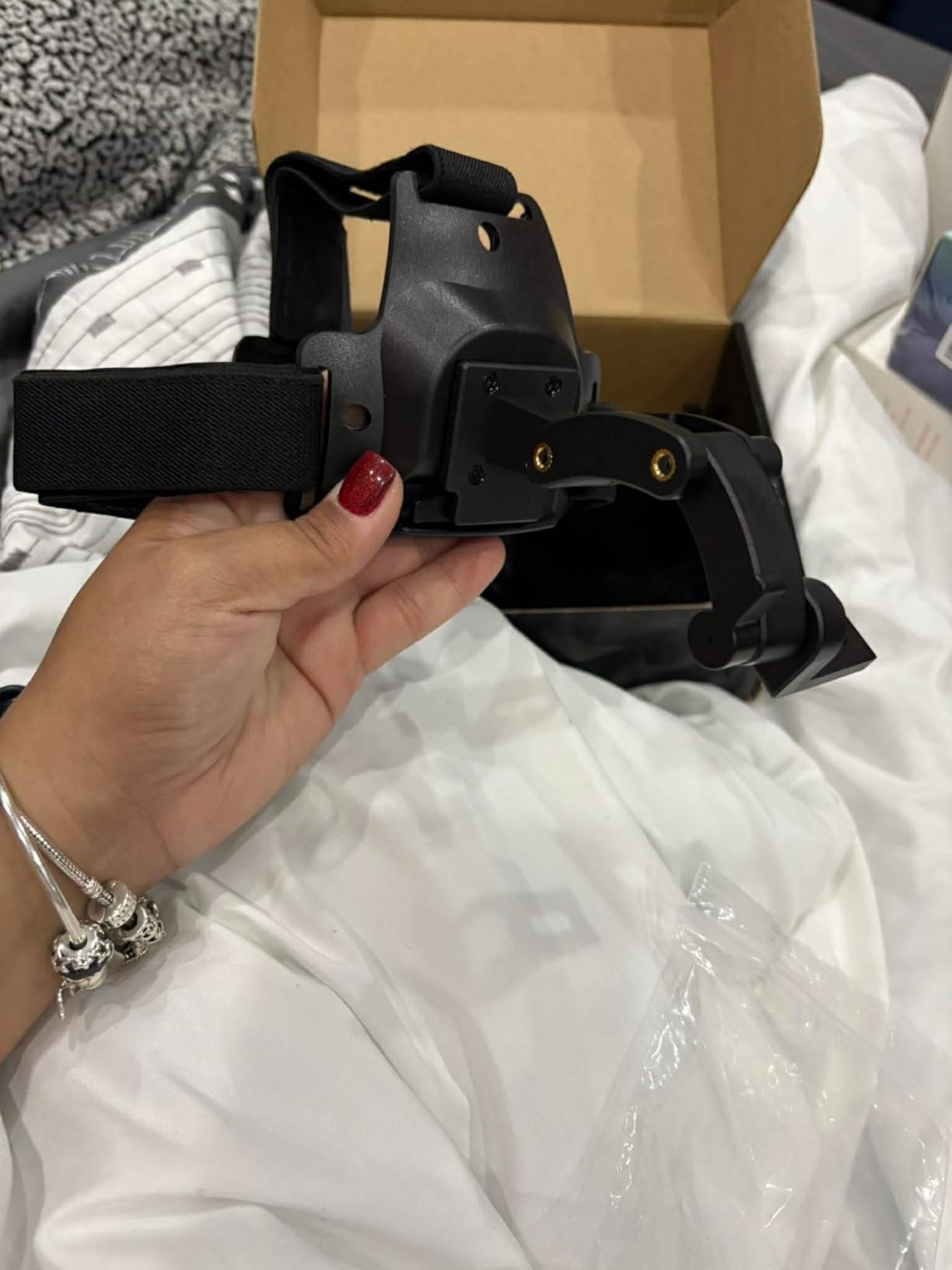Head-Mounted Night Vision Monocular Digital Infrared Monocular for Camping Hunting customer photo 1