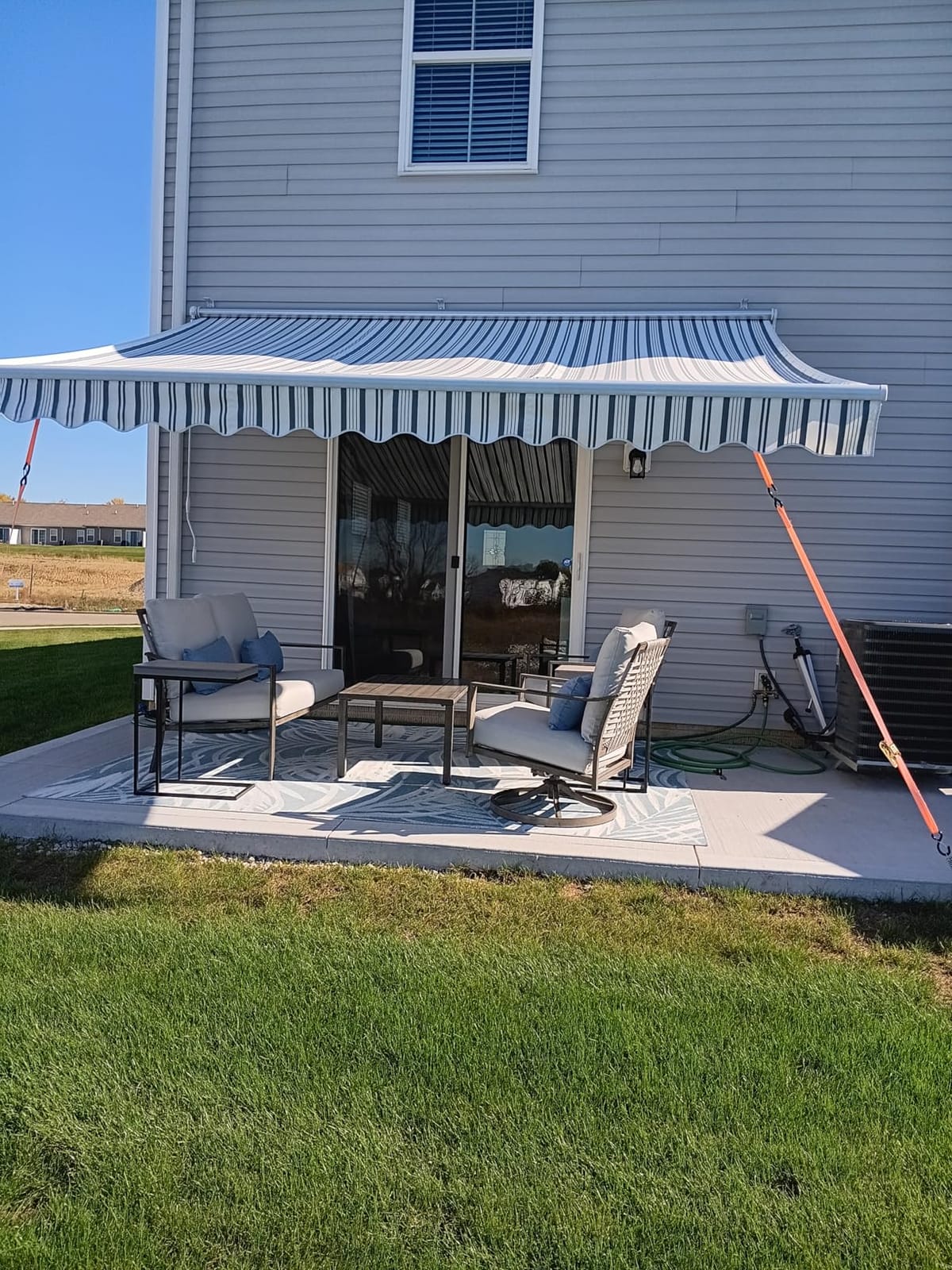 Paramondo 13.1'x9.8' Patio Awning Retractable Fully Assembled, Grey customer photo 2