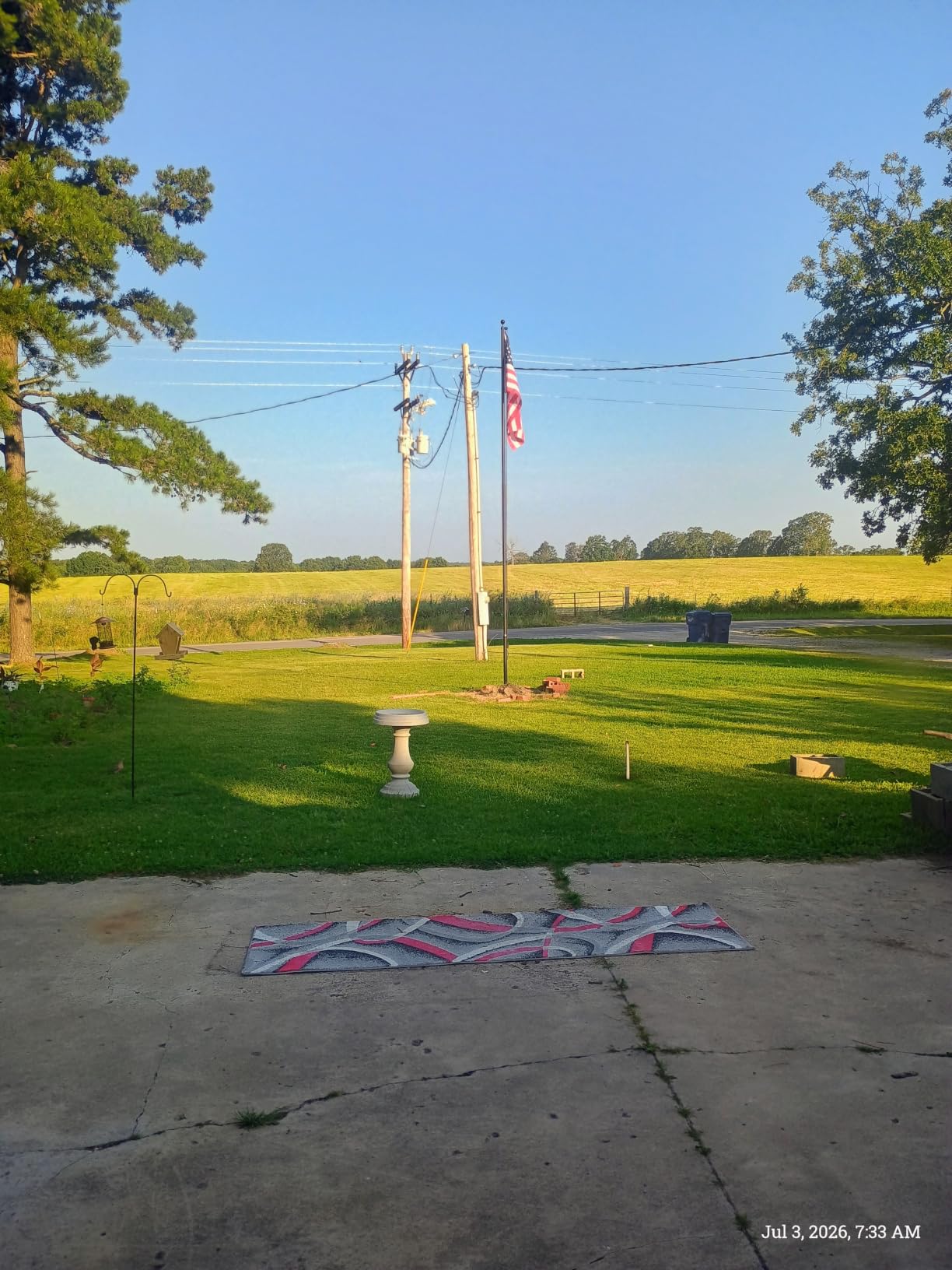 20FT Heavy Duty Tapered Flag Pole Kit, 100MPH Tested Outside House | Tapered Design For Wind Resistance,13-Gauge Rust-Resistant Aluminum Flagpole,Fly 2 Flags,Complete Hardware,Easy Install customer photo 1