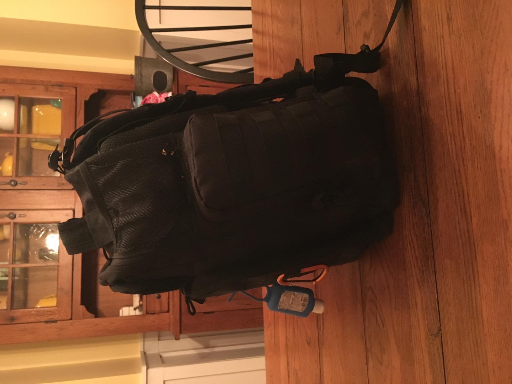 HighSpeedDaddy Diaper Bag Backpack with Diaper Changing Mat - Waterproof Military-Grade Baby Travel Bag - Spacious Design for Moms and Dads on the Go with Toddlers Baby Bag - Gunmetal Gray customer photo 1