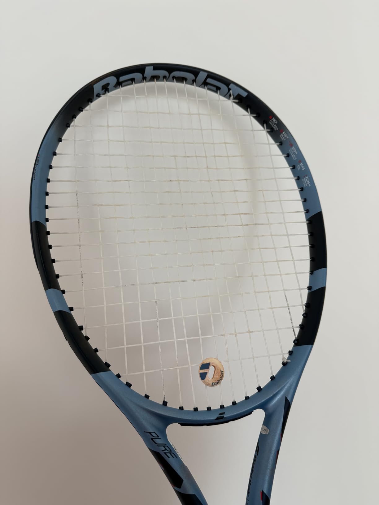 Pure Drive 11th Gen Tennis Racquet Strung with 16g Syn Gut at Mid-Range Tension customer photo 2