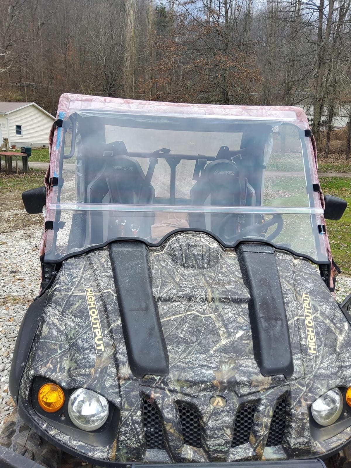 MDPROMCP Full Windshield Compatible with Axis Hisun Massimo MSU 500 700 customer photo 1
