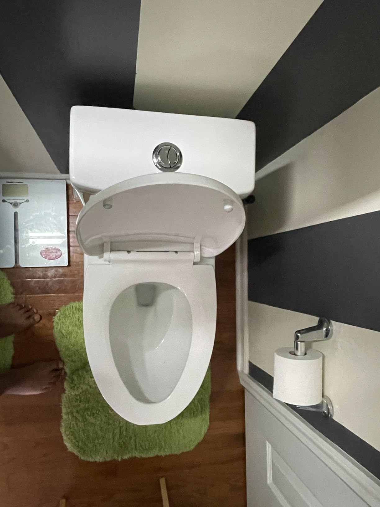 Elongated One Piece Toilet with Efficient Dual Flush 1.1/1.6 GPF | ADA Height Toilet Bowl, Durable Ceramic, Slow Close Seat, Skirted Design 12