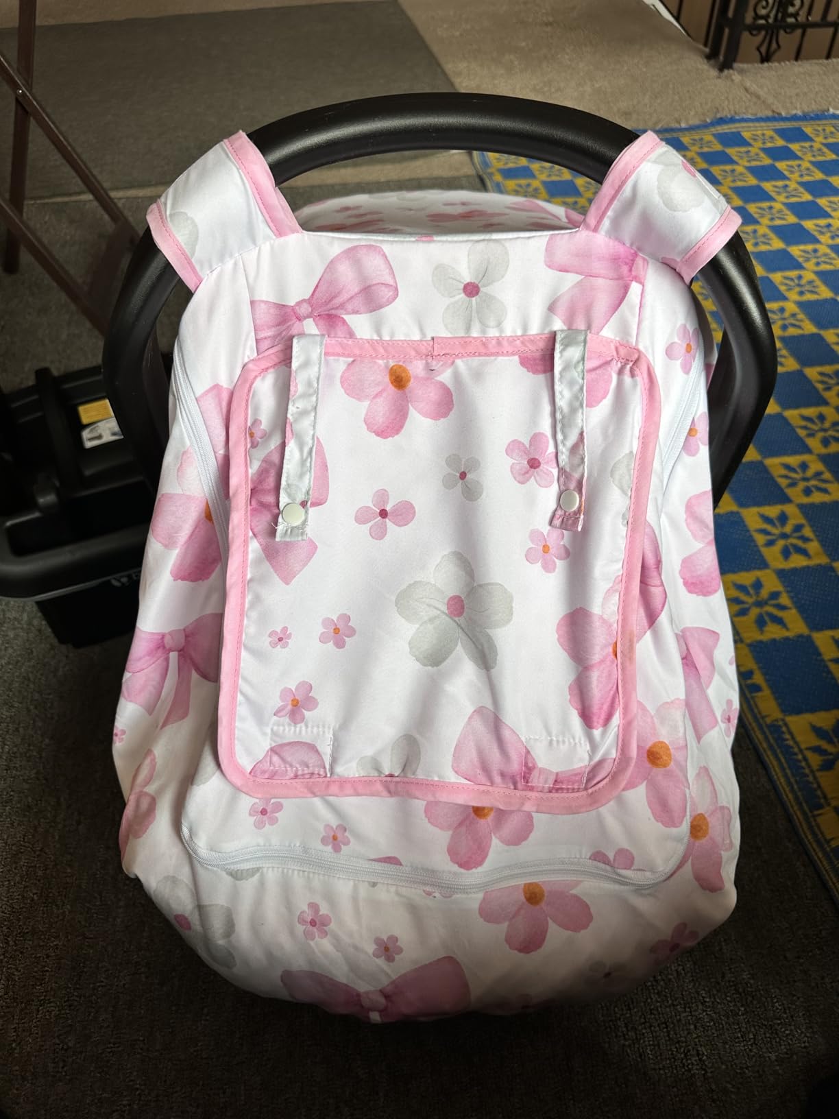 Baby Trend EZ-Lift PRO Infant Car Seat, Dash Rose, Lightweight Premium Carry, Plush Infant Cushioning, Adjustable Harness Support customer photo 2