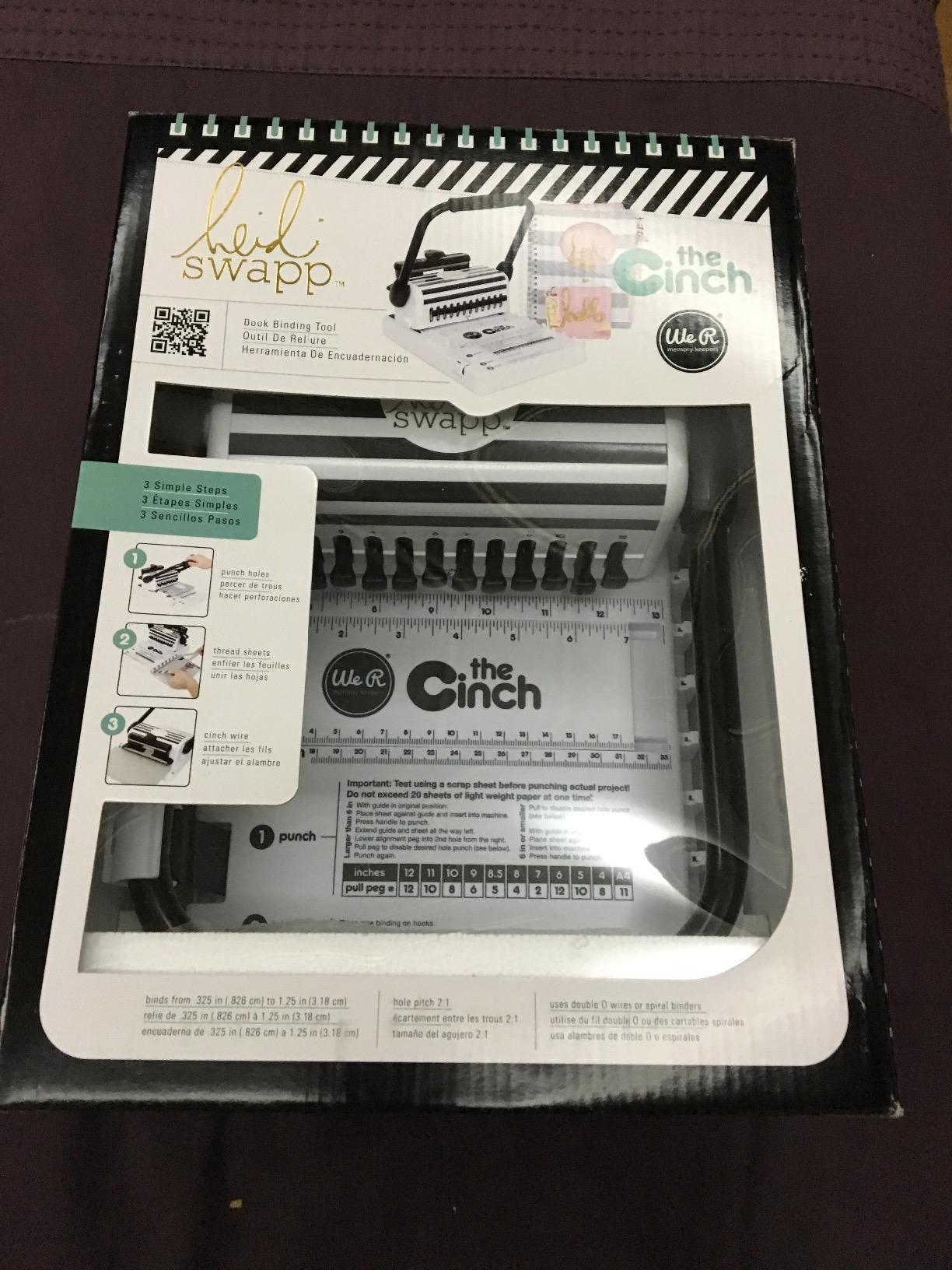 We R Memory Keepers Universal Cinch Book Binding Machine, Spiral Binding, Wire Binding, Book Binder Machine for Bookbinding, Book Making, Spiral Notebook Maker, and Binding Kits customer photo 2
