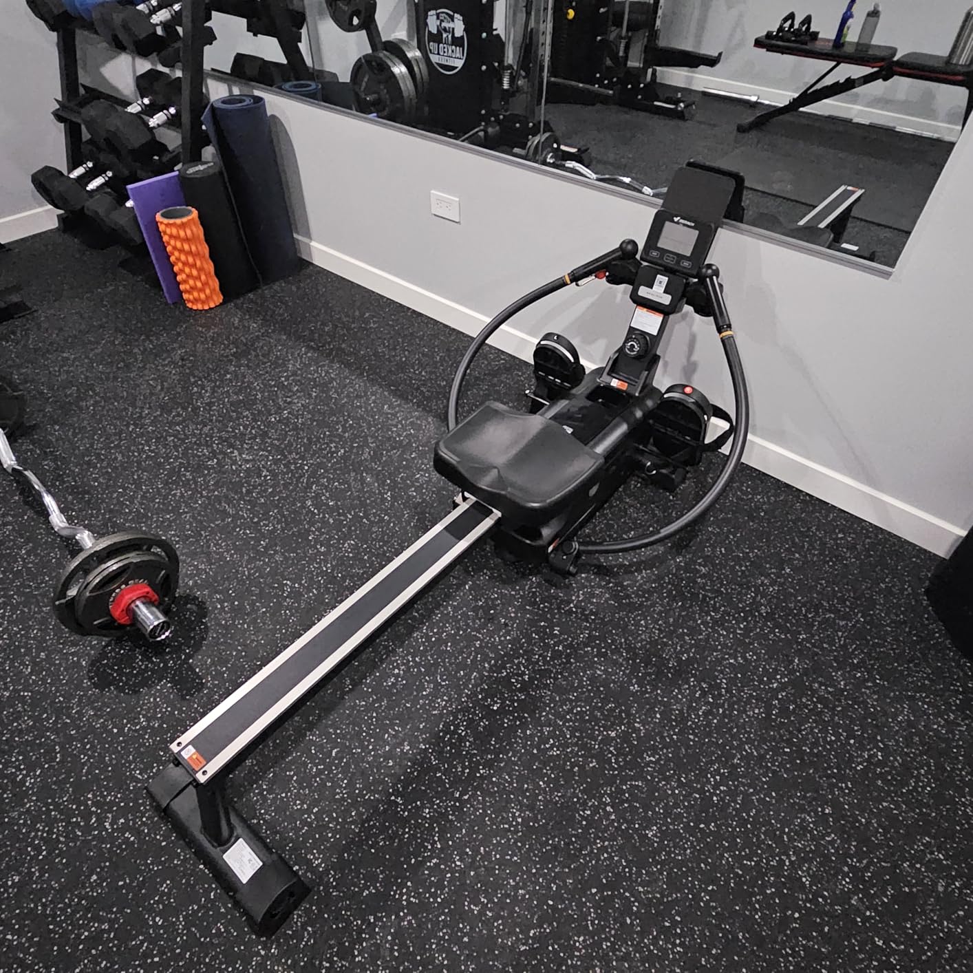 Merach RS3 Scull Rowing Machine for Home, Simulate Real Row, Ergonomic Seat | 16 Levels Quiet Magnetic Resistance, Multiple Rower Modes, Full-Body Workout, Multi-App Support, Max 350 lbs Capacity customer photo 1