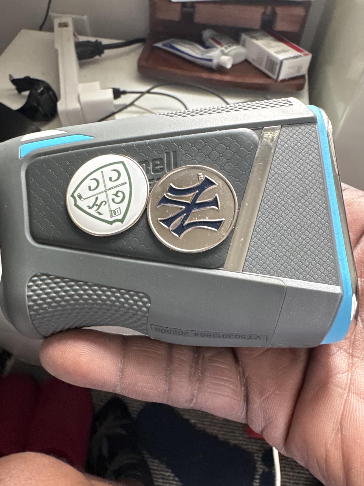 Bushnell Golf Tour Hybrid Laser Rangefinder, Blue customer photo 2