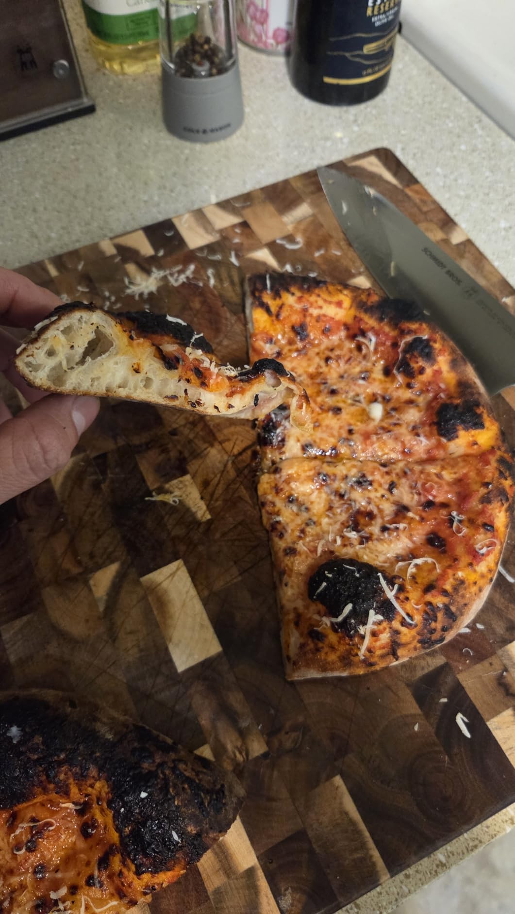 Ninja Artisan Pizza Oven, 12-in Pizza in 3-Min, 700F, 5-in-1, Gray, MO201 | Ninja Artisan Electric Pizza Oven bakes 5 pizza styles and air fries, all in one outdoor appliance. customer photo 1