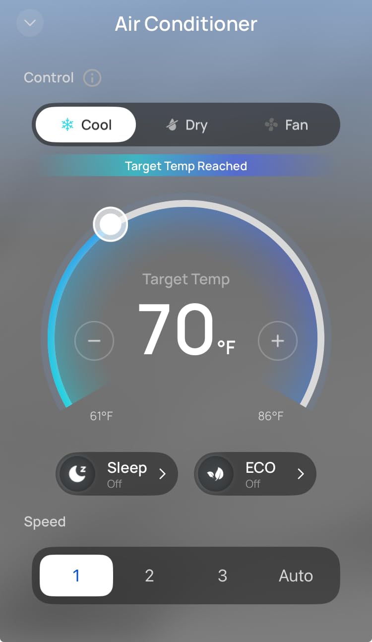 DREO Portable Air Conditioner 318S, 8000 BTU ASHRAE (5000 BTU DOE) Smart AC Unit for Bedroom with Drainage-free Cooling, Fan & Dehumidifier 3 in 1, APP/Voice/Remote, Quiet Standing AC for Room Indoors customer photo 1