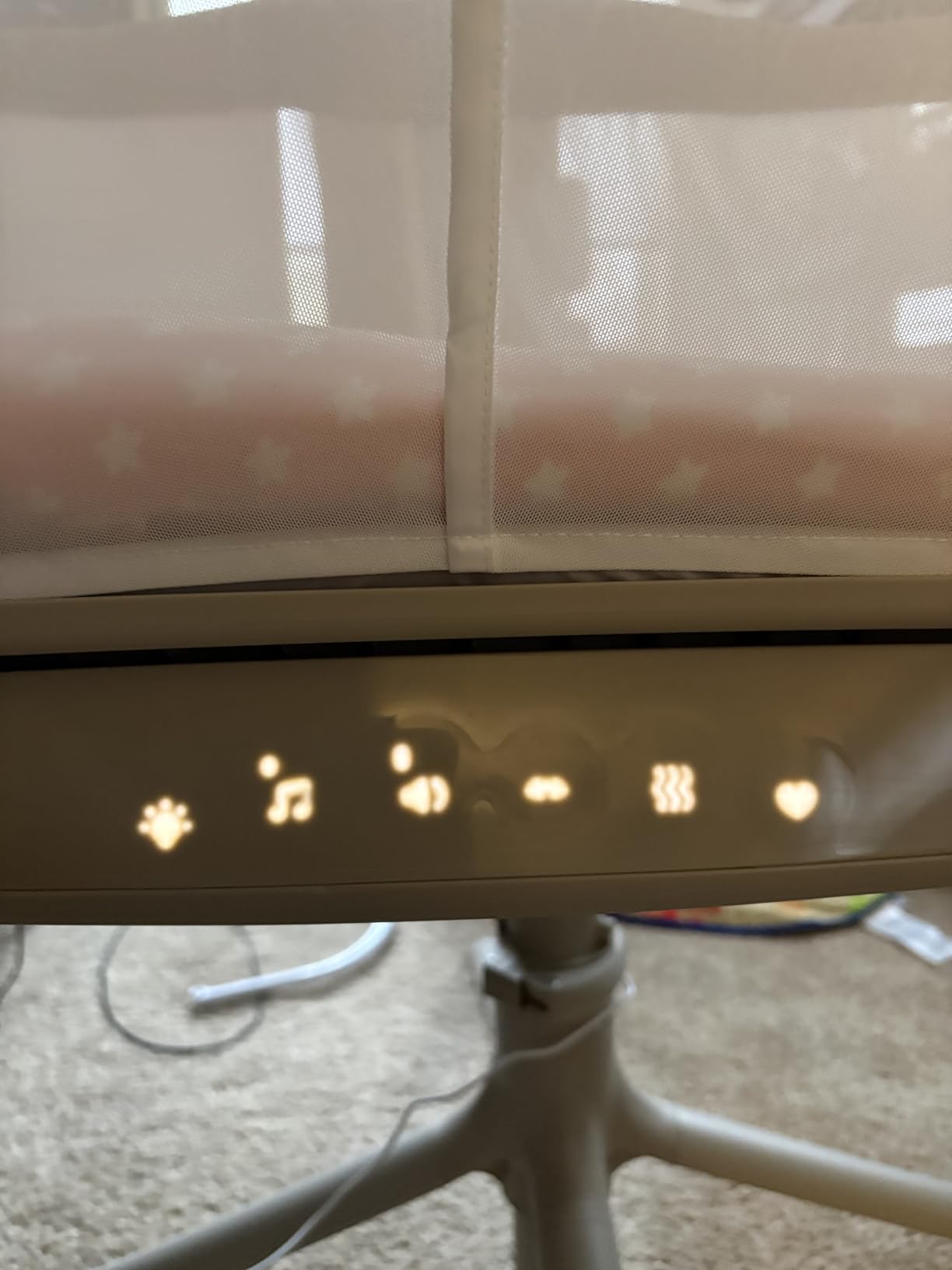 HALO BassiNest Connected Swivel Sleeper 3.0 Smart Bassinet | AutoSoothe, 360 Degree Swivel, Cry Detection, Rocking, Vibration & Soothing Sounds, Easy Lowering Wall for Postpartum Recovery customer photo 1