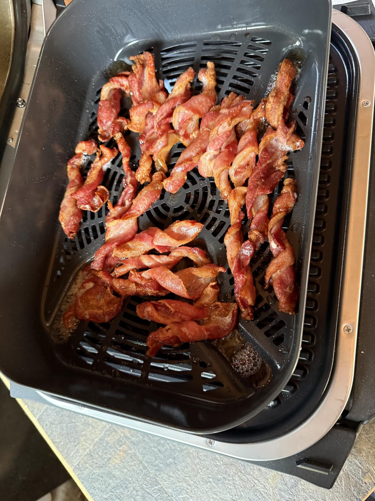 Ninja Woodfire Outdoor Grill & Smoker, 6-in-1, Air Fry, Bake, Broil, OG321 | Ninja Woodfire 6-in-1 Grill & Smoker uses wood pellets & electric power to grill steaks, smoke brisket, or air fry wings customer photo 2