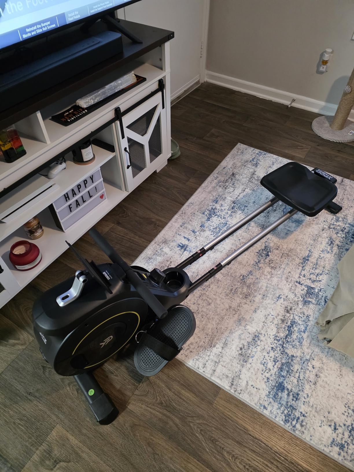 Rowing Machine for Home, 350 LB Capacity, 16-Level Silent Resistance, Magnetic Rowing Machines for Home Foldable, Full-Body Workout Compact Rowing Machine for Cardio & Strength with APP Support customer photo 2