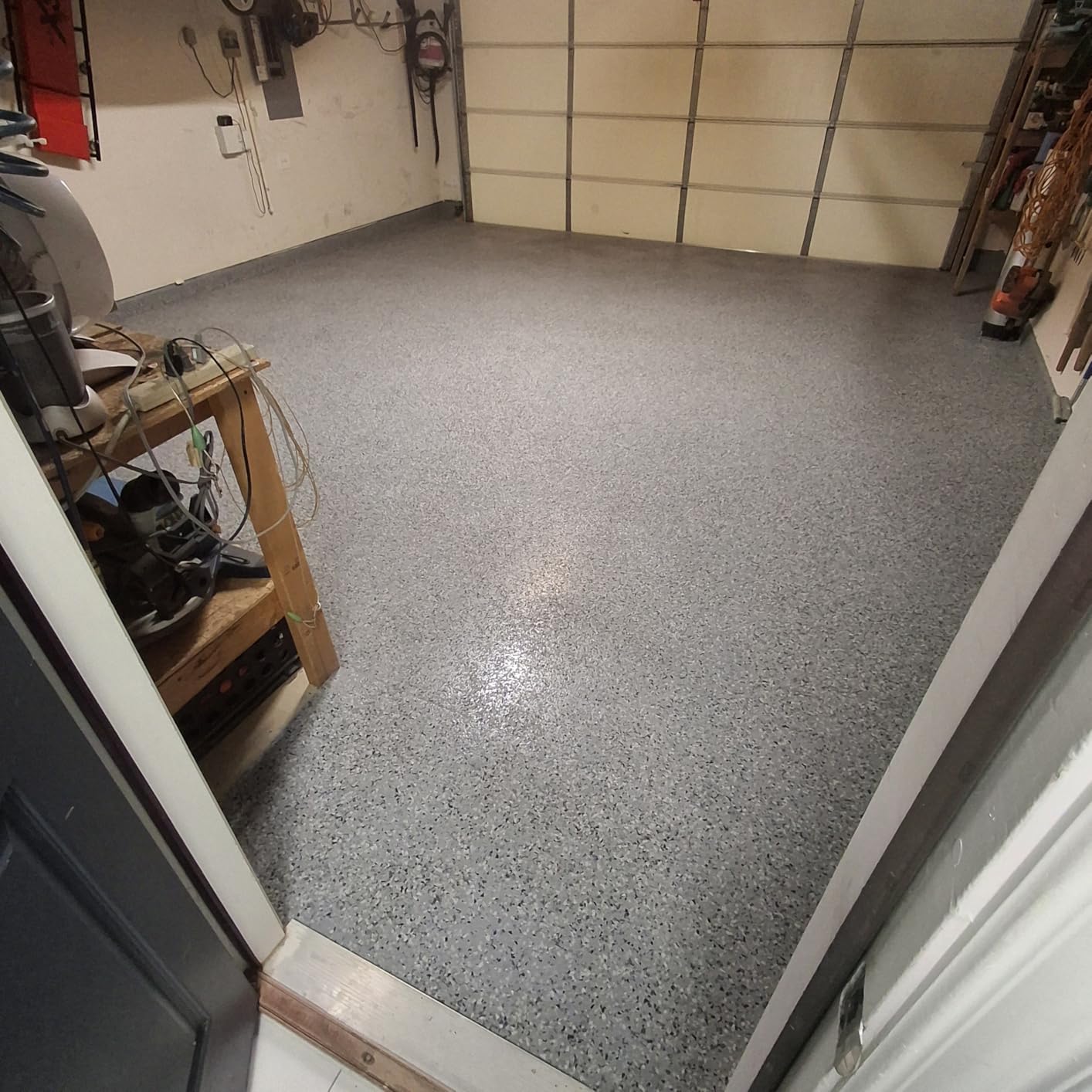 Gorilla Epoxy Garage Floor Coating Kit, 12 Pieces, 550 sq. ft. Coverage | High Gloss Gray Finish, 100% Solids, Superior Adhesion, Incredibly Durable customer photo 1