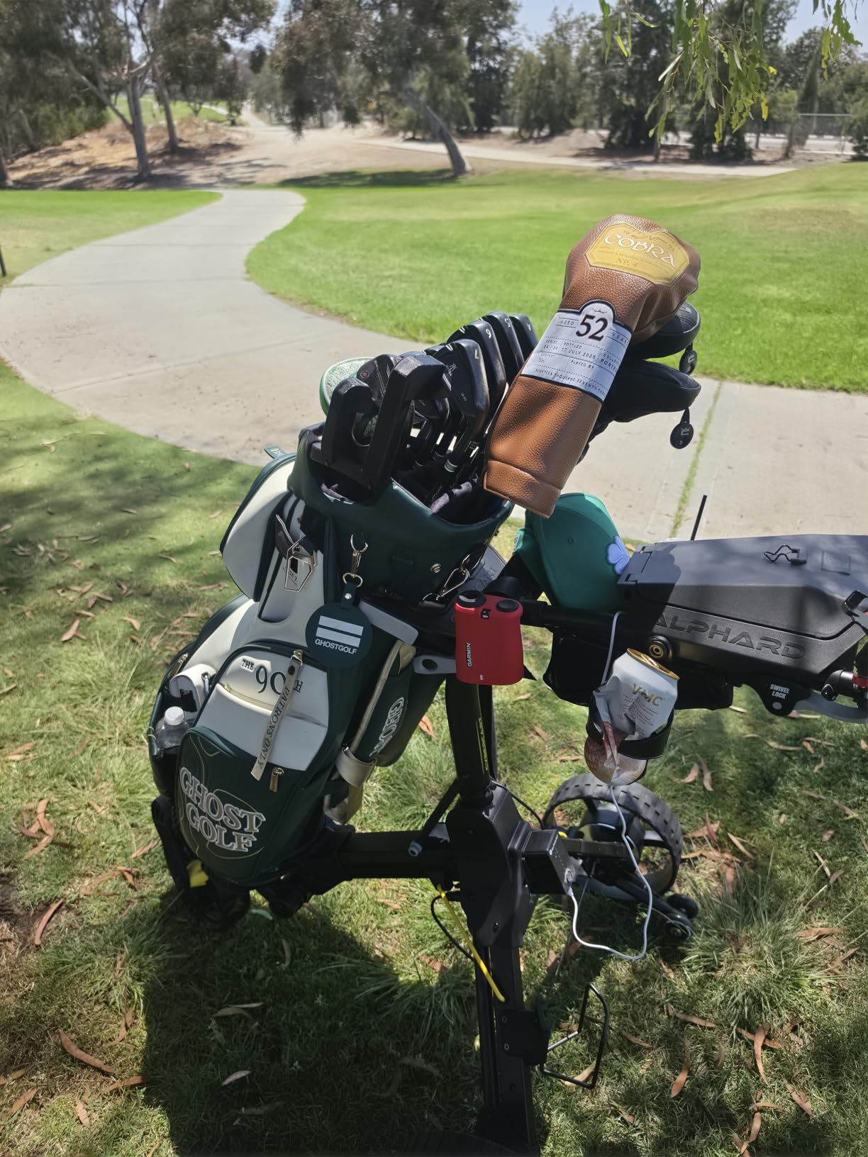 Alphard Cybercart Electric Golf Cart | Remote Control & Compact Folding | Motorized: 6-Axis Gyro, 36 Holes Battery, Auto Brake, Magnetic Pad, Anti-tip Wheels, Cup & Umbrella Holder customer photo 1