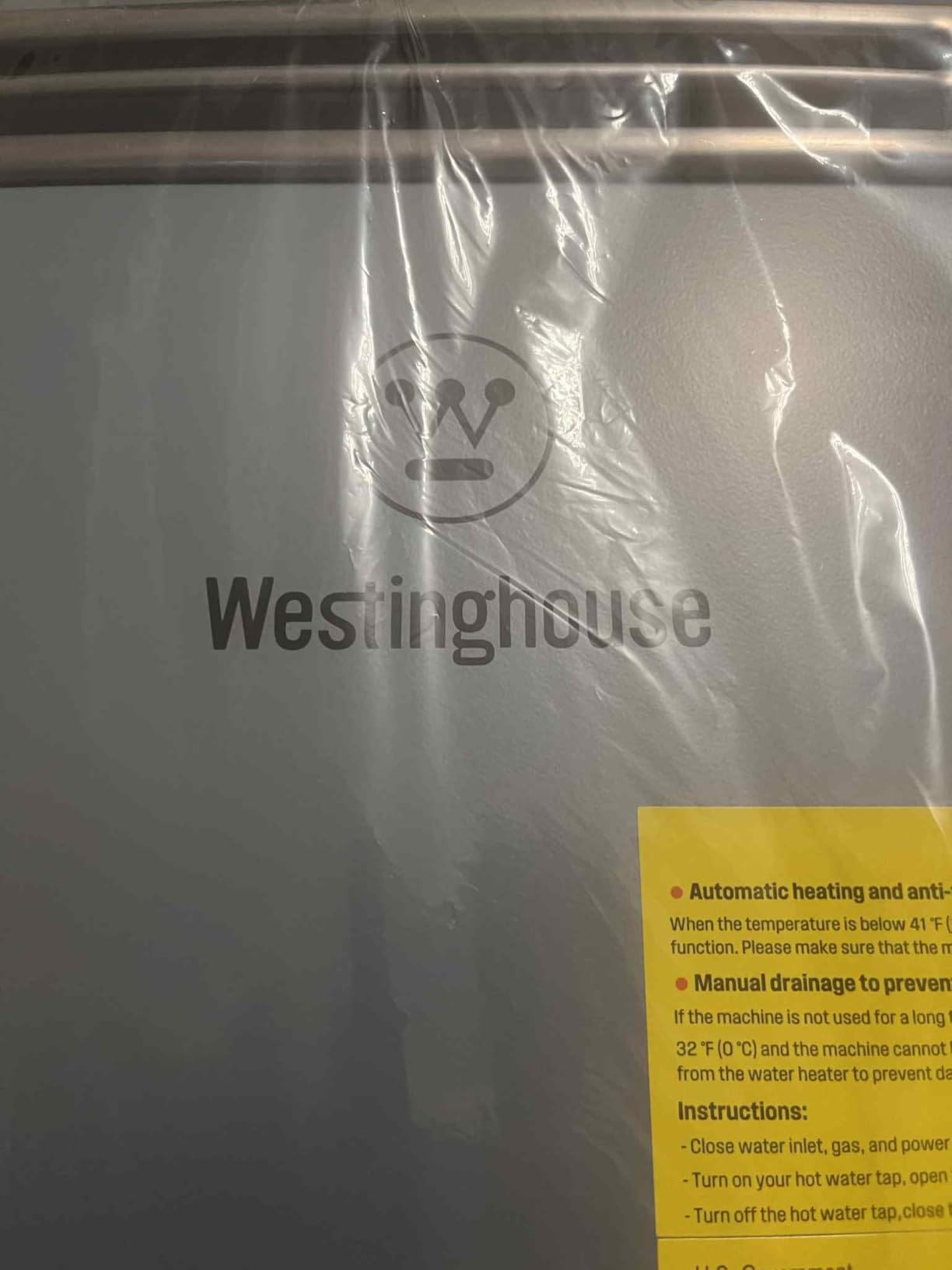 Westinghouse Tankless Water Heater Propane Indoor, 7.9 GPM 180,000 BTU | App & Voice Control, ±1°F Temp Stability, Whole House Instant Hot Water Heater for 3-5 Fixtures, Non-Condensing, 26L, LPG customer photo 1