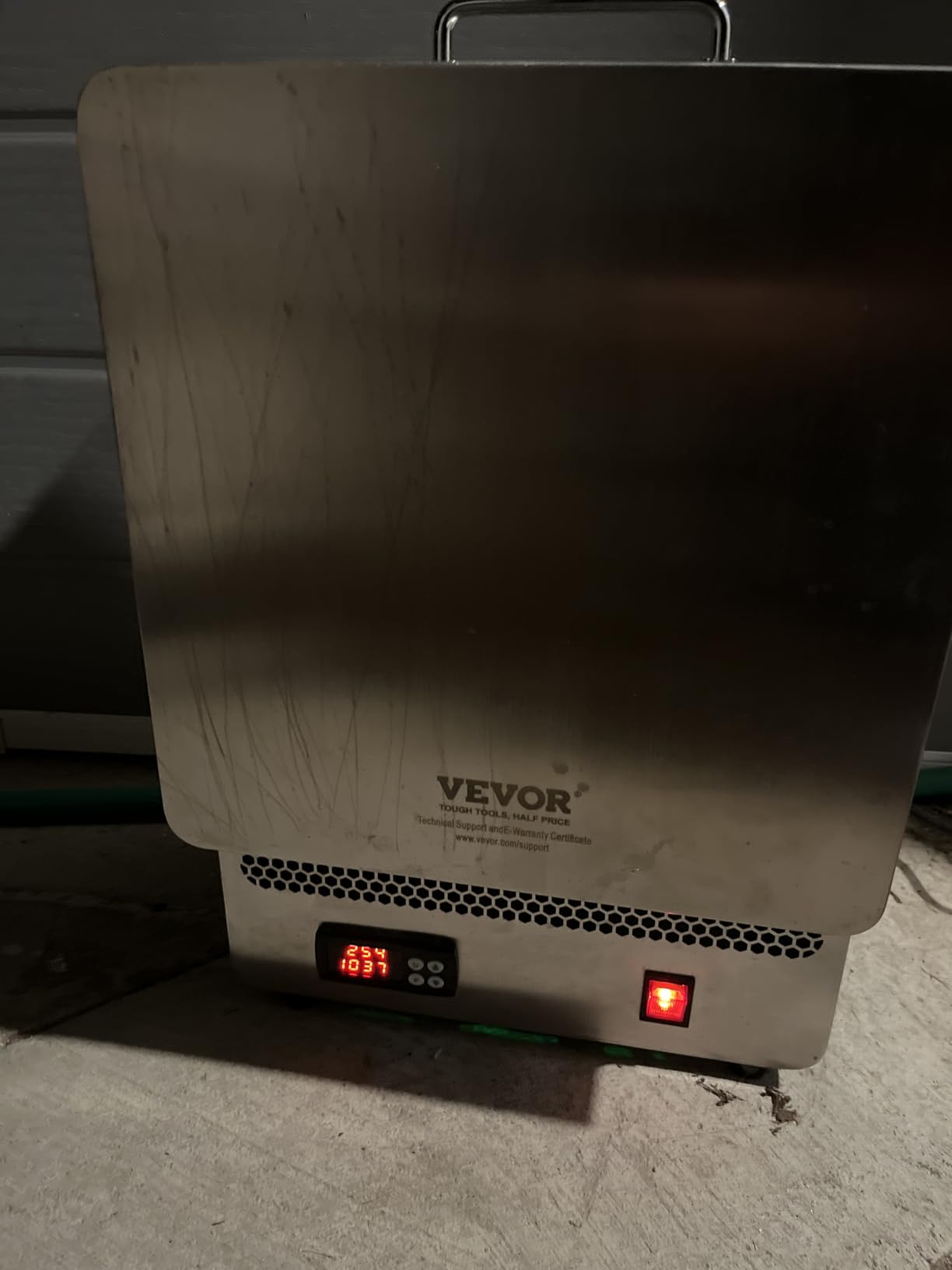 VEVOR 1500W Programmable Electric Kiln, Digital Melting Furnace with Multi-Stage Temperature Control, Stainless Steel 2192°F/1200C for Jewelry, Metal, Glass, Ceramics, Wax Casting & DIY Crafts customer photo 2