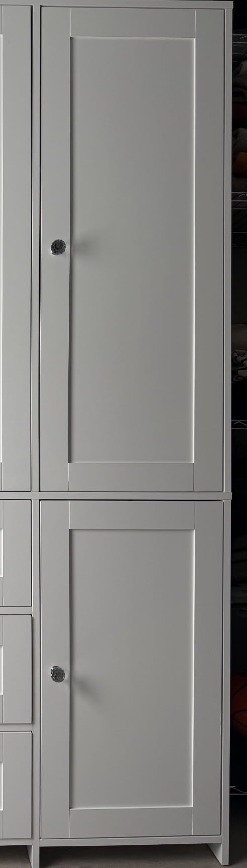 VOWNER Armoire Wardrobe Closet with Drawers and Mirror, 71