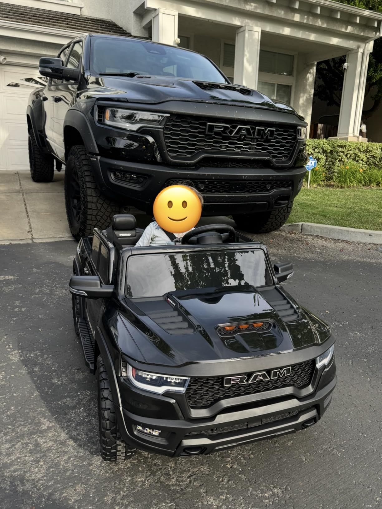 First Ride On 24V Ride on Toys for Big Kids, Licensed RAM 1500 RHO Electric Car for Kids w/Remote Control, Ride on Truck w/Bluetooth, LED Lights, Truck Bed Storage, Gear Shifter & Soft Start customer photo 2
