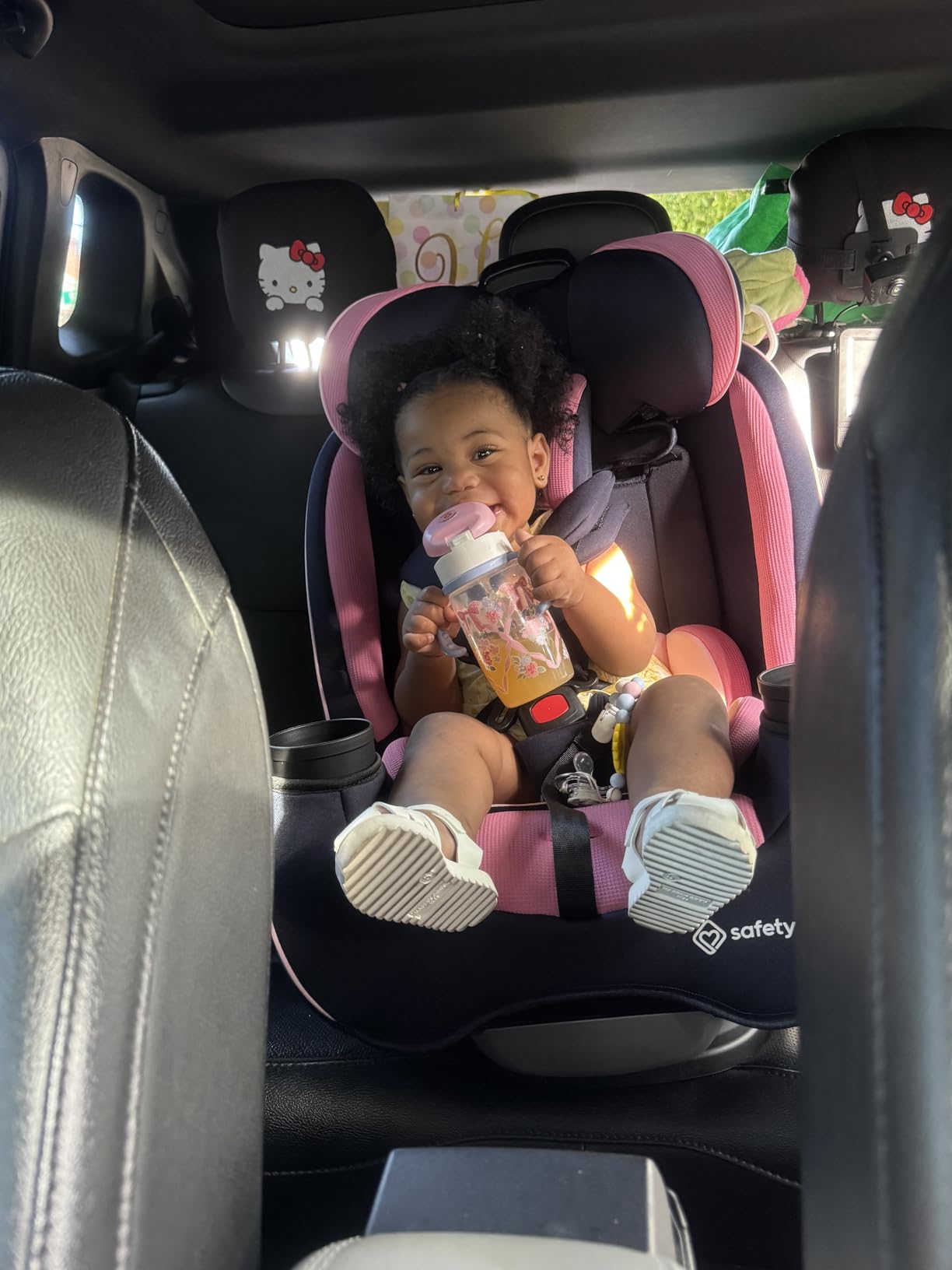 Safety 1st Grow and Go All-in-One Convertible Car Seat, Rear Facing, 5-40 lbs, Forward Facing (30-65 lbs), High Back Booster Seat 40-100 pounds, Black Phantom customer photo 1