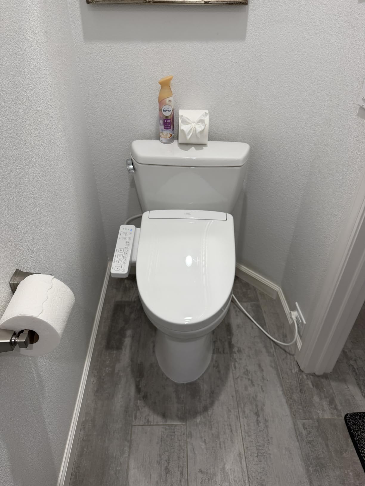 TOTO WASHLET S2 Electronic Bidet Toilet Seat with Instantaneous Water Heating, PREMIST and EWATER+ Wand Cleaning, Elongated, Cotton White - SW3346#01 customer photo 1