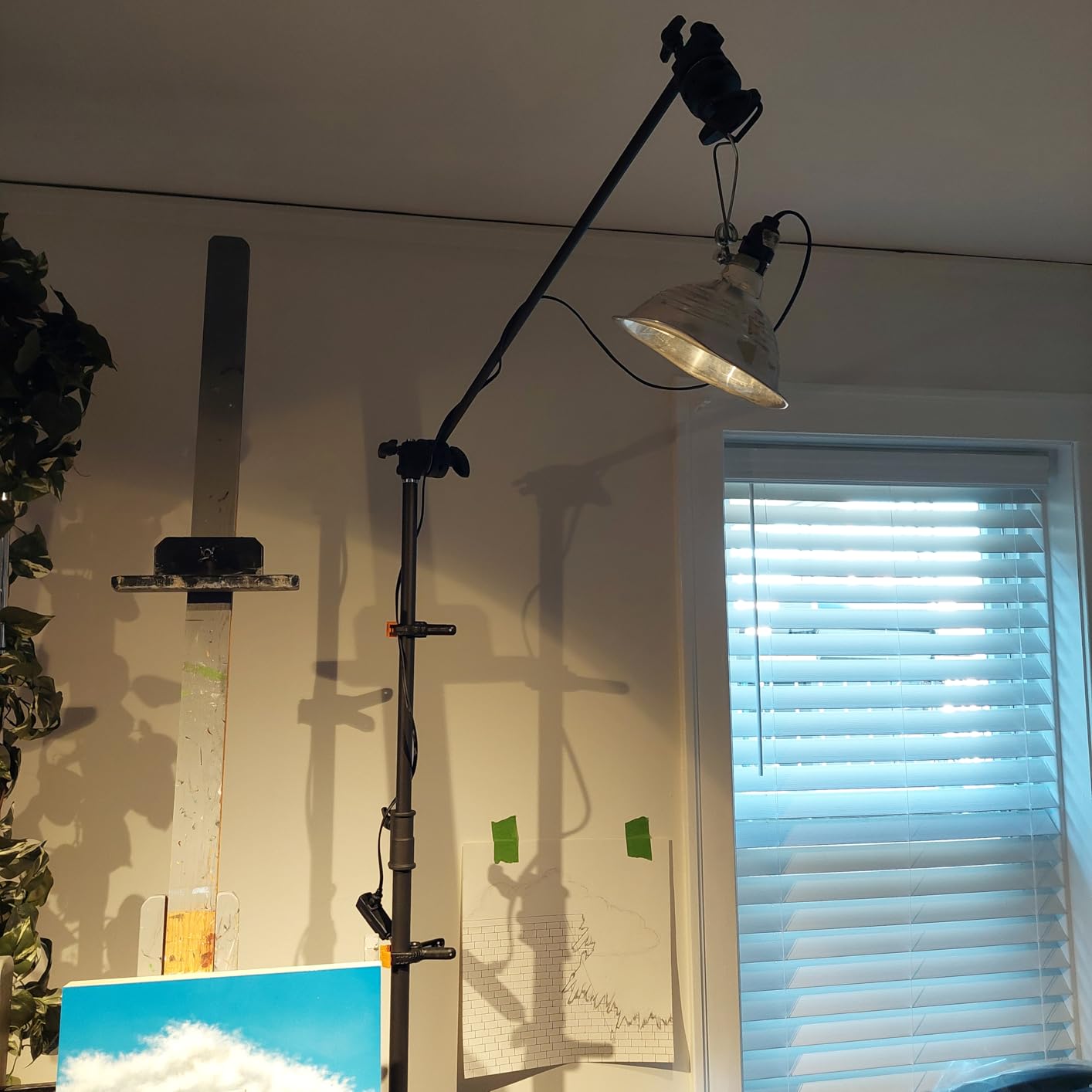 C Stand with Boom Arm, 6.8ft/210cm Heavy Duty Photography Light Stand Kit | Stainless Steel C-Stand with 2.8ft/87cm Boom Arm, Sandbag, Adjustable Base for Studio Softbox Monolight Reflector, Silver customer photo 1